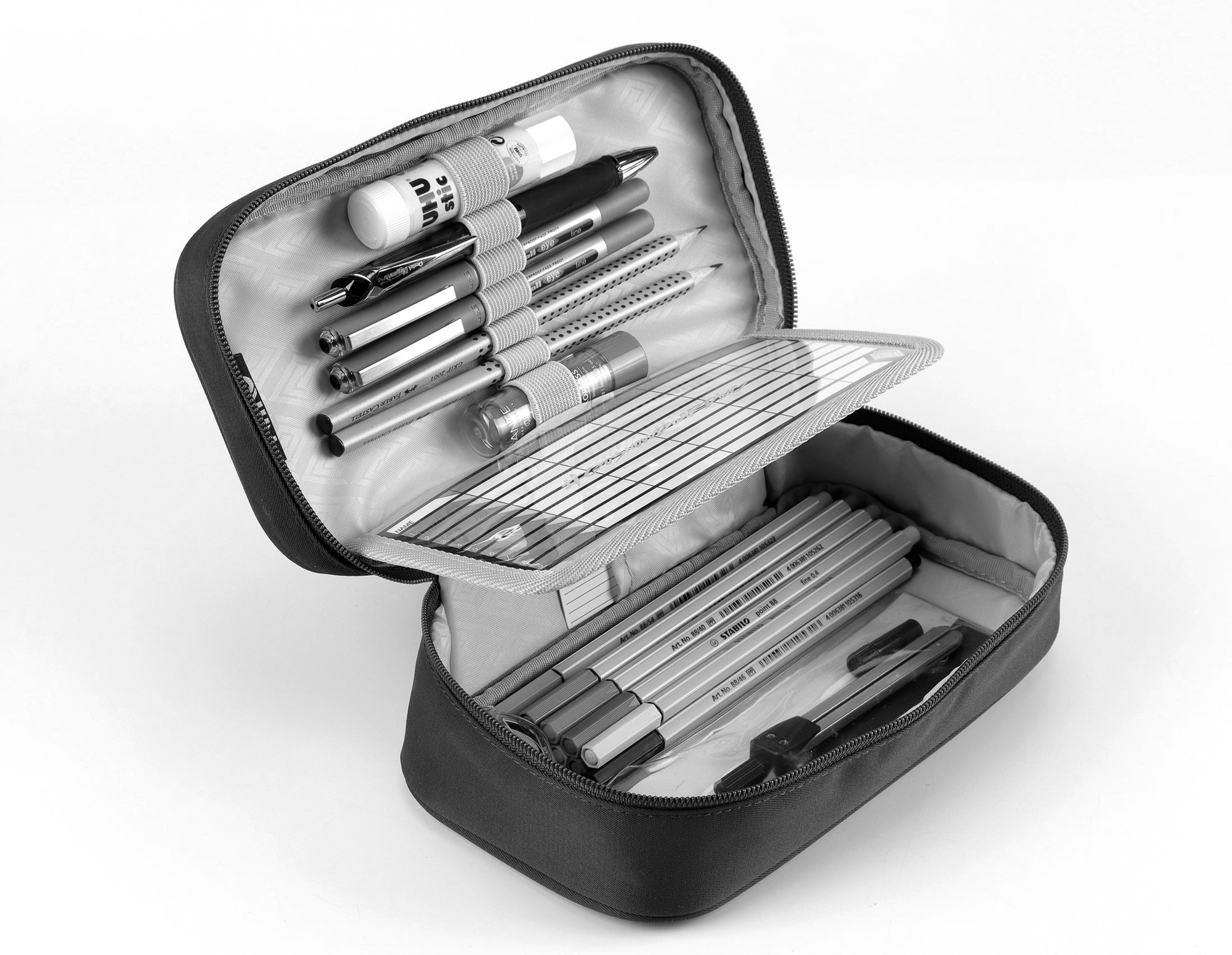 Schlampermäppchen, Stifte | Etui Faulenzer Federmäppchen, Federtasche Case Box, XL«, NITRO BAUR »Pencil