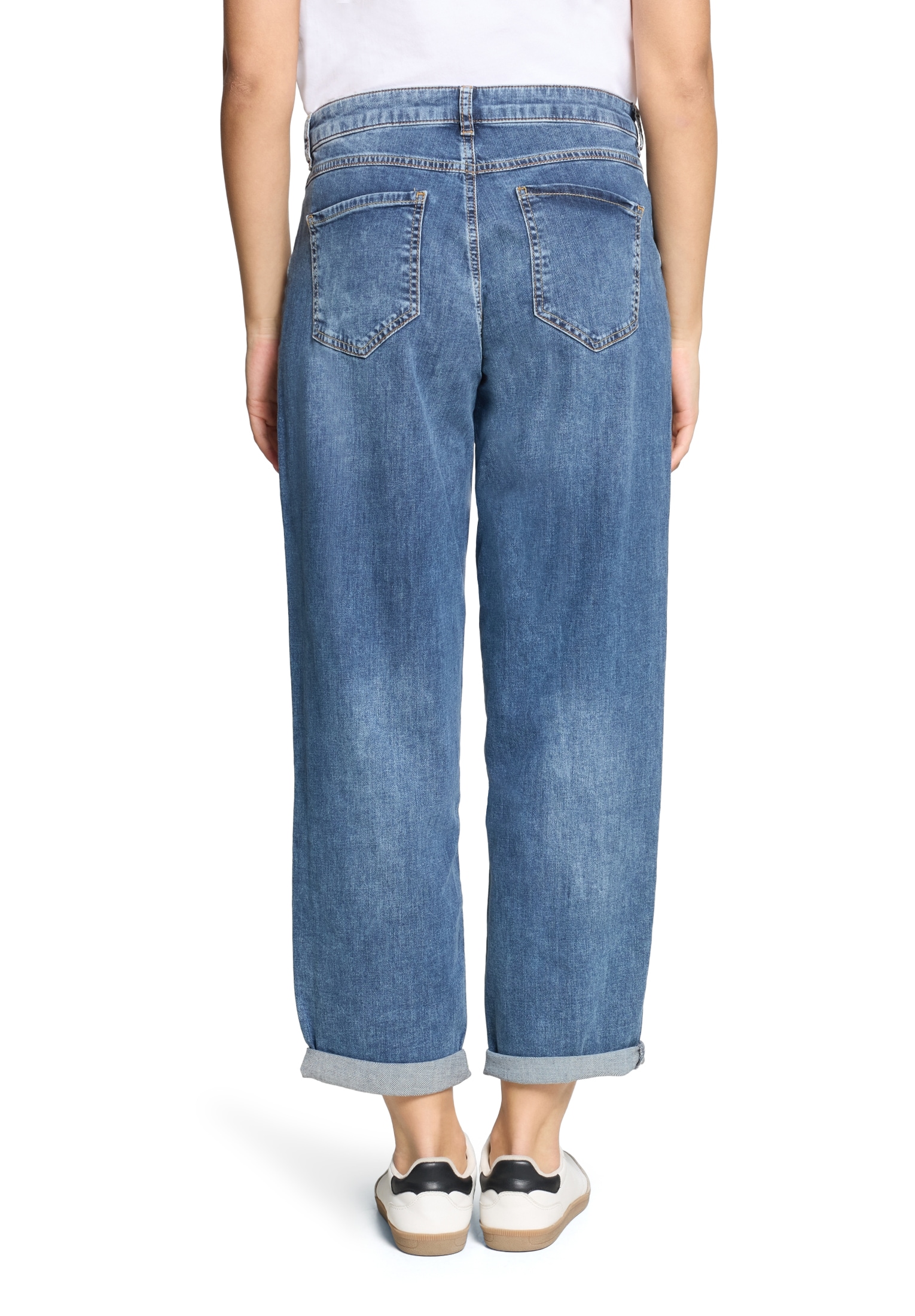 Cartoon Ankle-Jeans »Damen mit Waschung«