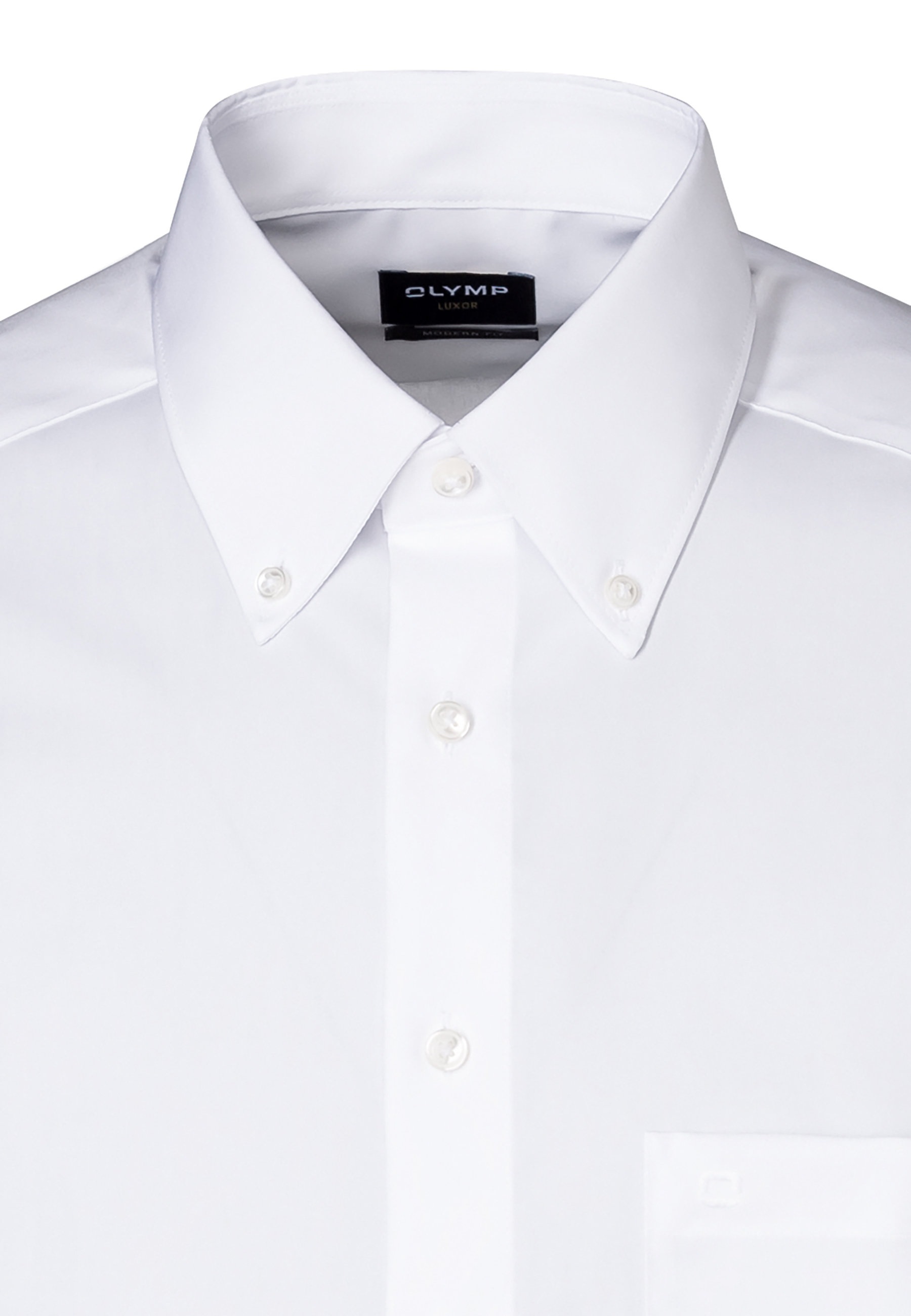 OLYMP Luxor Button-down Shirt Modern Fit White 39 5