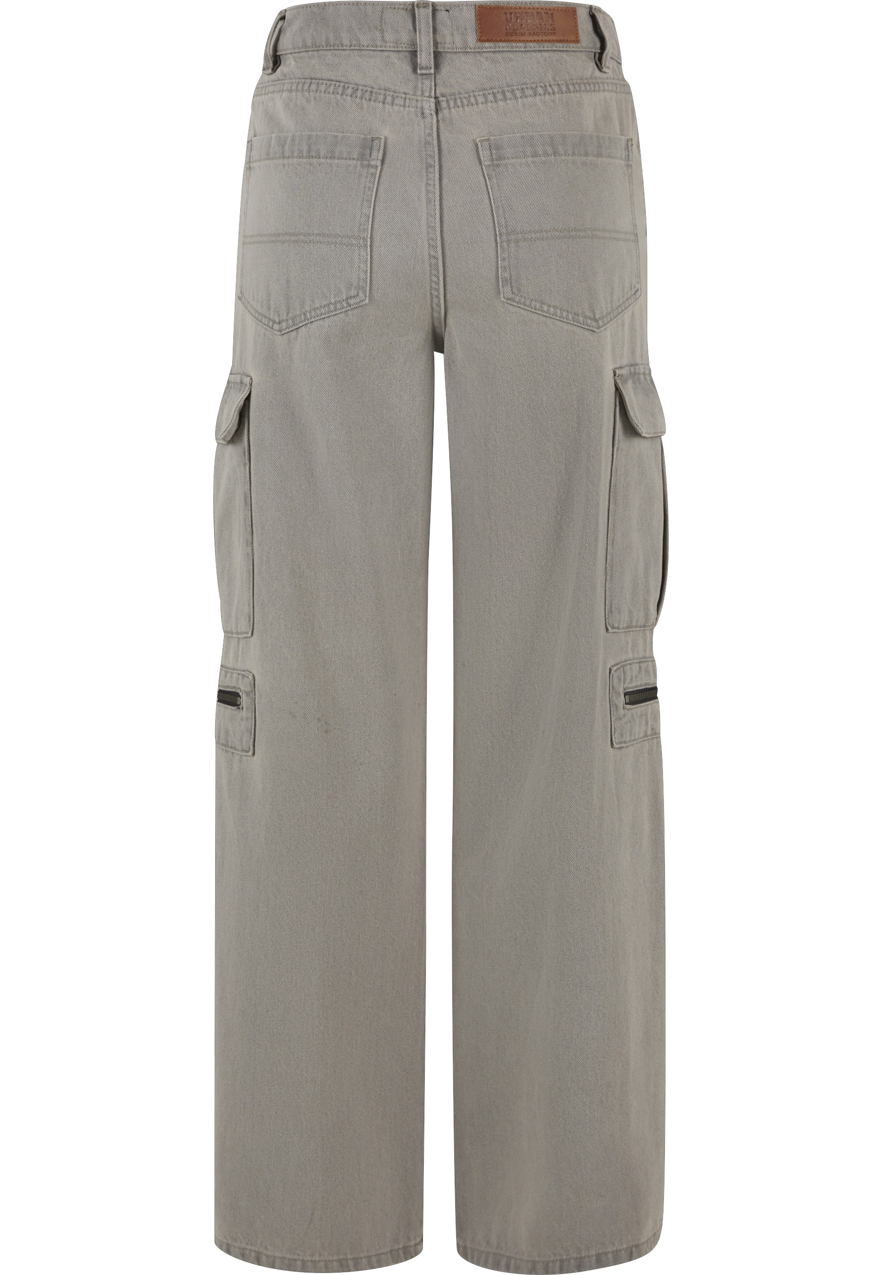 URBAN CLASSICS Cargohose »Urban Classics Ladies Loose Utility Denim Pants«