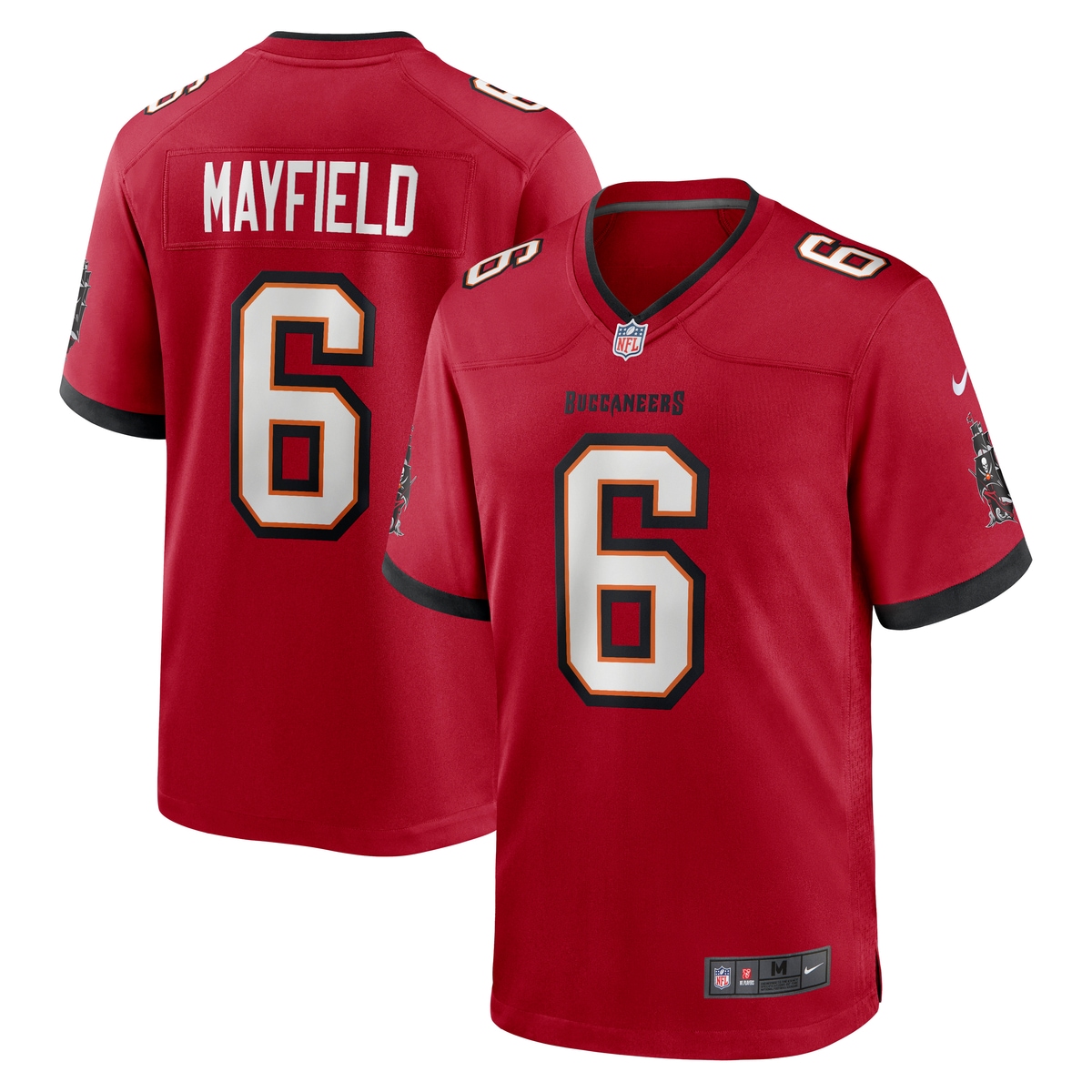 Nike Footballtrikot "Nike Trikot Tampa Bay Buccaneers NFL Home Jersey Mayfield 6"