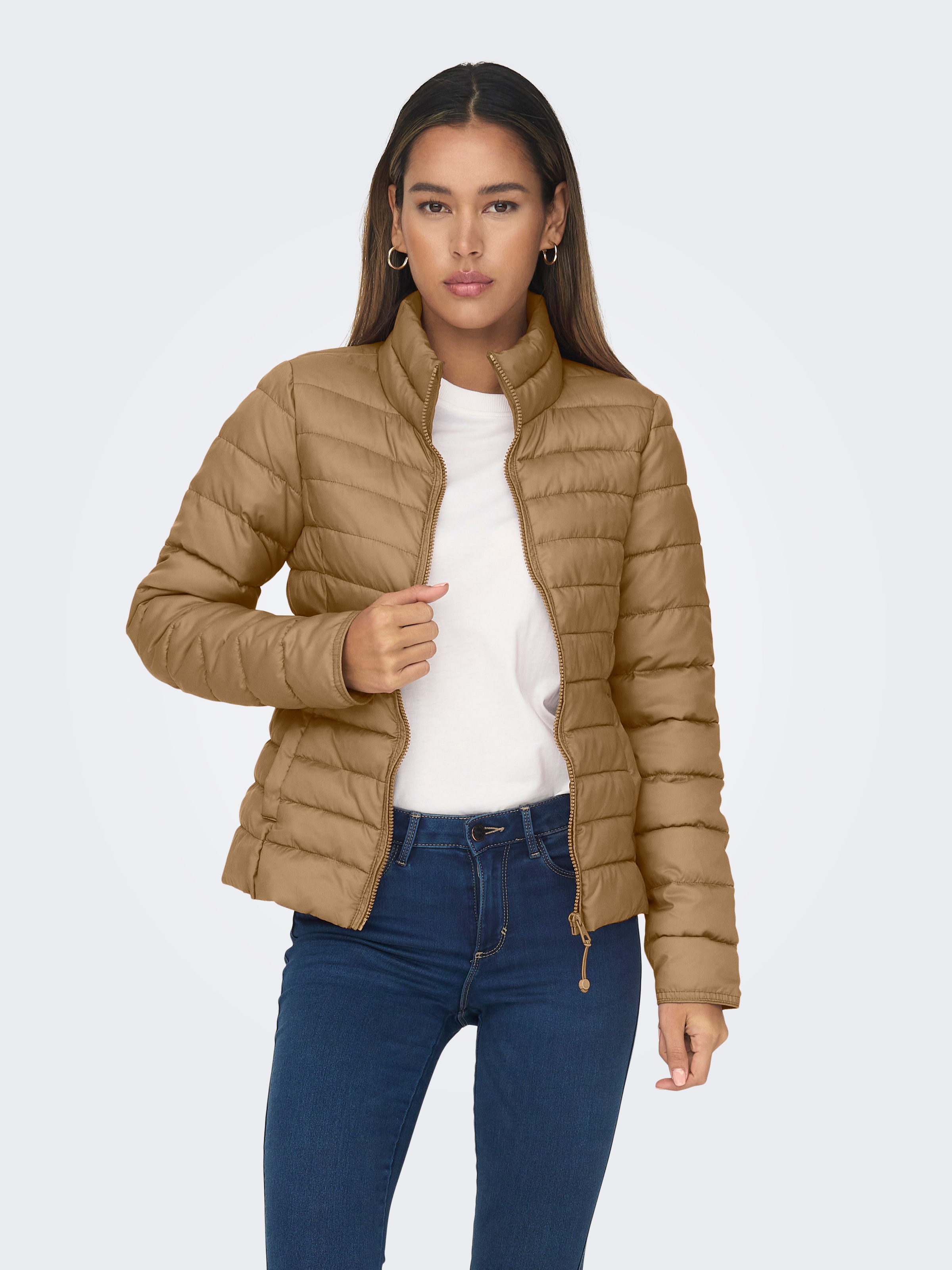 Steppjacke »ONLTAHOE QUILTED JACKET OTW CC«, mit Stehkragen