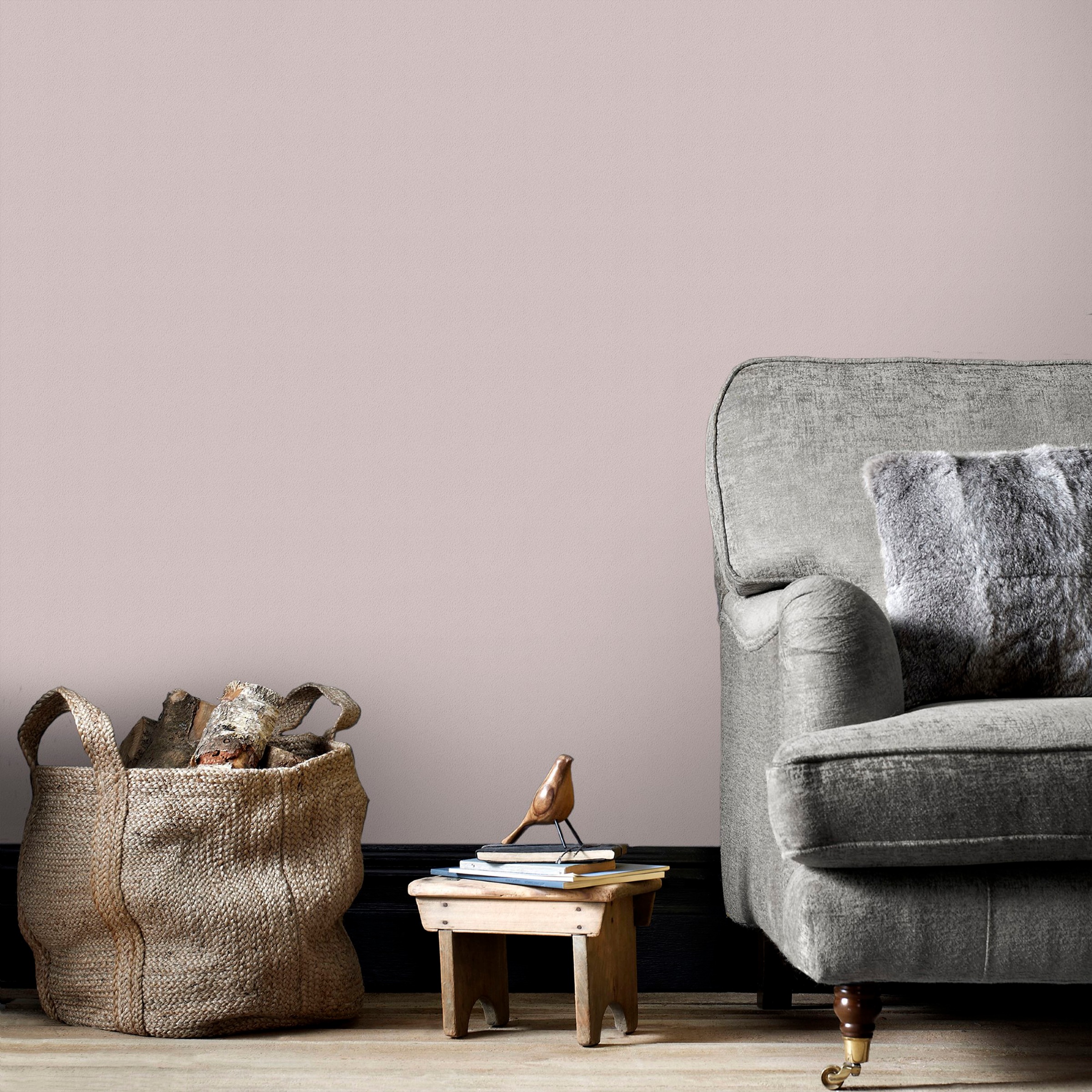 Superfresco Easy Vliestapete »Uni Textured Tany«, uni, Rosa - 10m x 52 cm