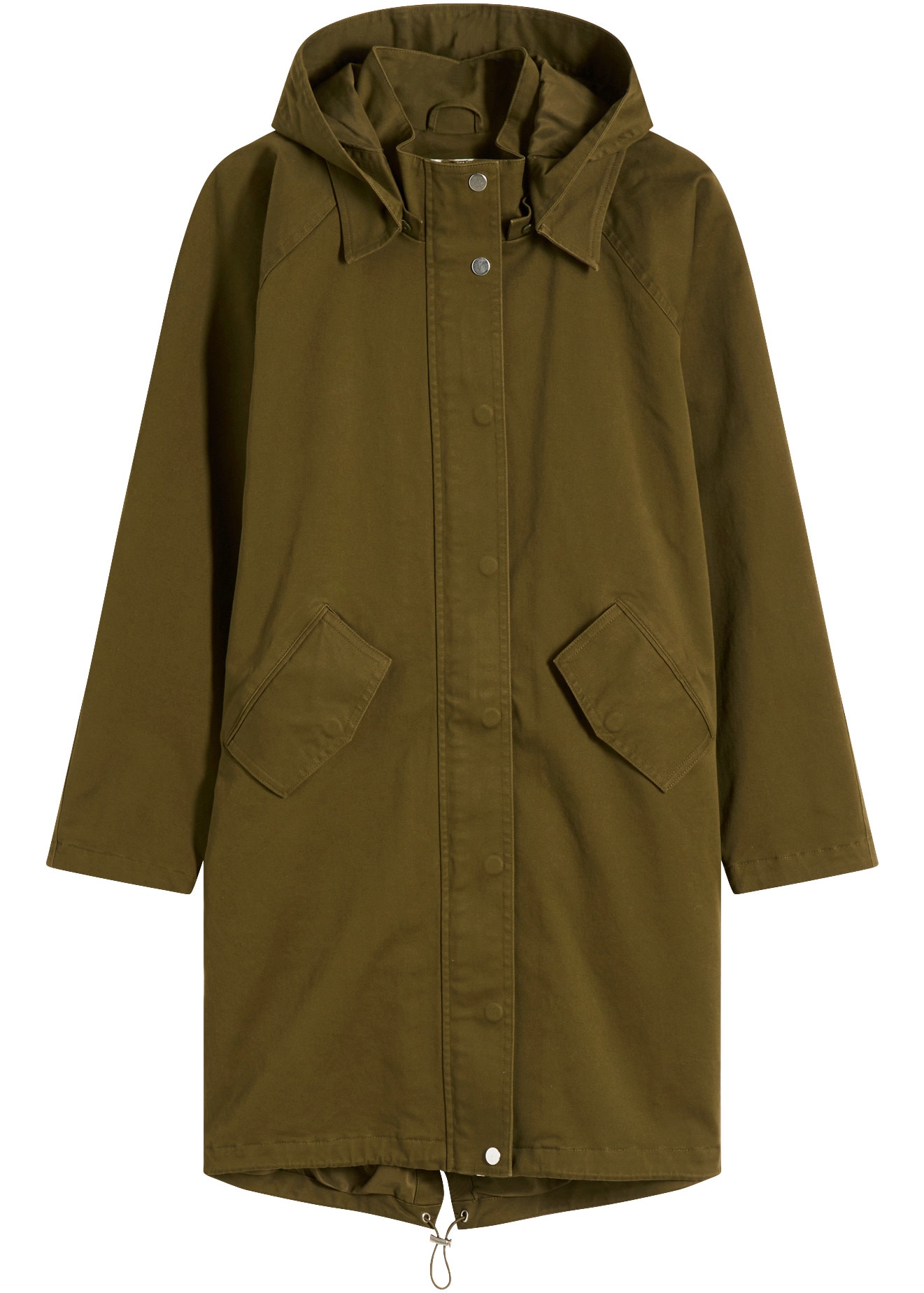 bonprix Parka wasserabweisend, aus Baumwolle und Elasthan, mit Polyesterfutter