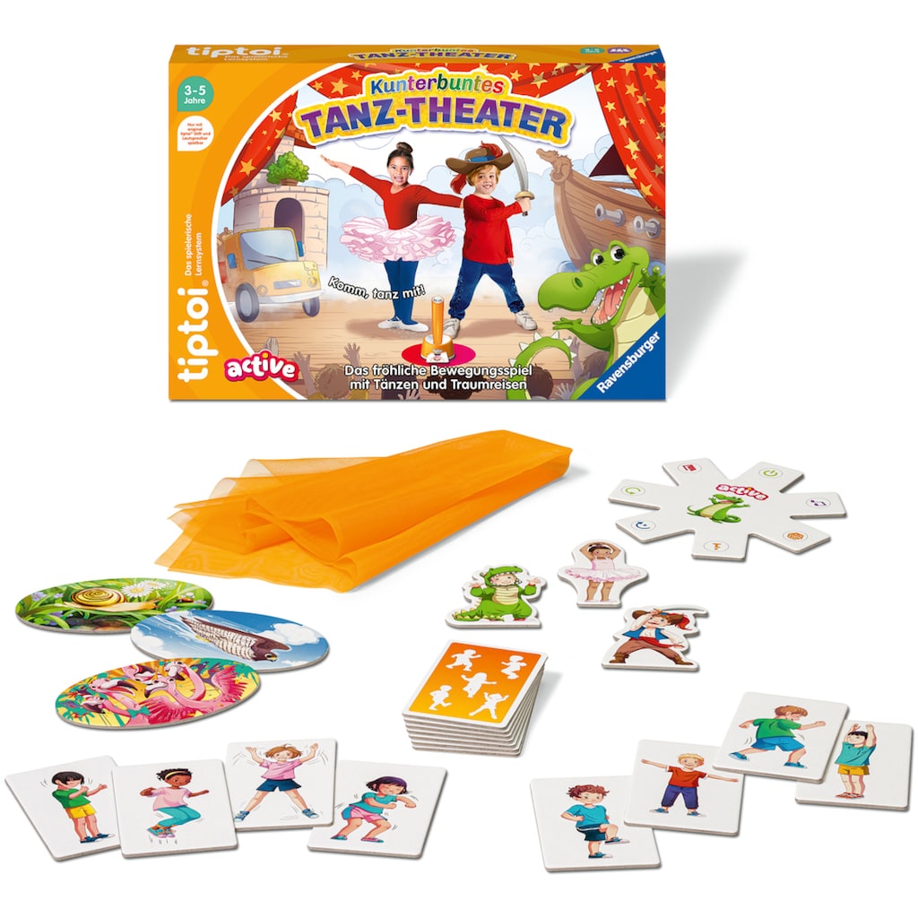 Ravensburger Spiel »tiptoi® ACTIVE Kunterbuntes Tanz-Theater«