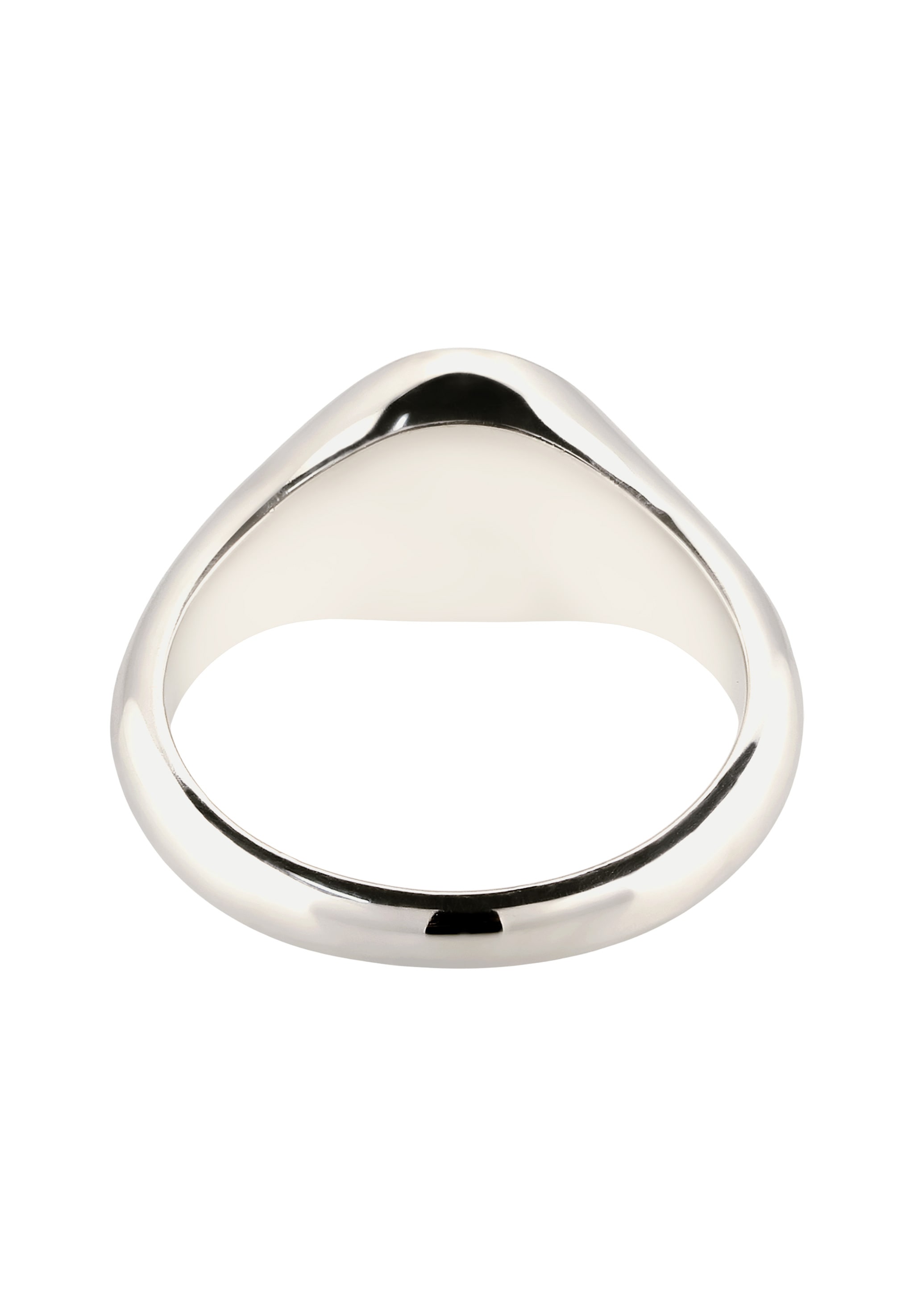 Kuzzoi Siegelring »Ring Siegelring Marmor Weiß 925 Sterling Silber«