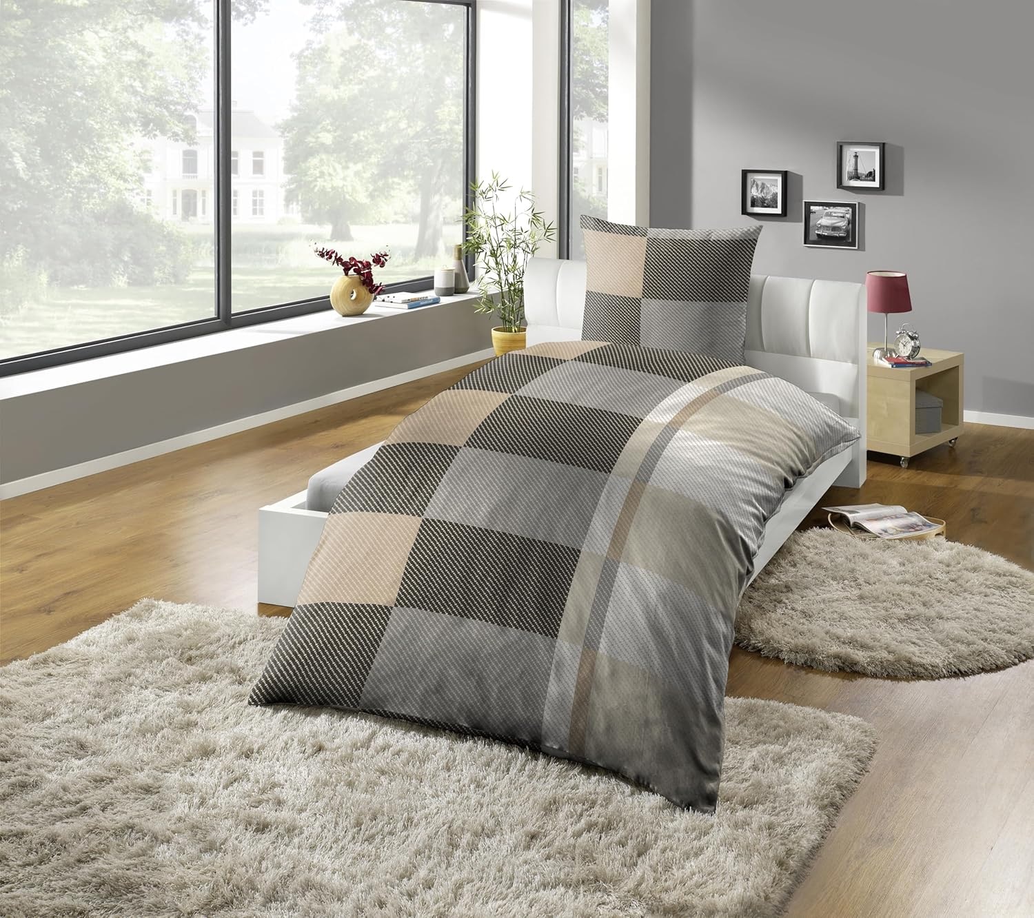 KiNZLER Bettwäsche "Mikrofaser Fleece" 2 tlg. besonders weich, verschiedene günstig online kaufen