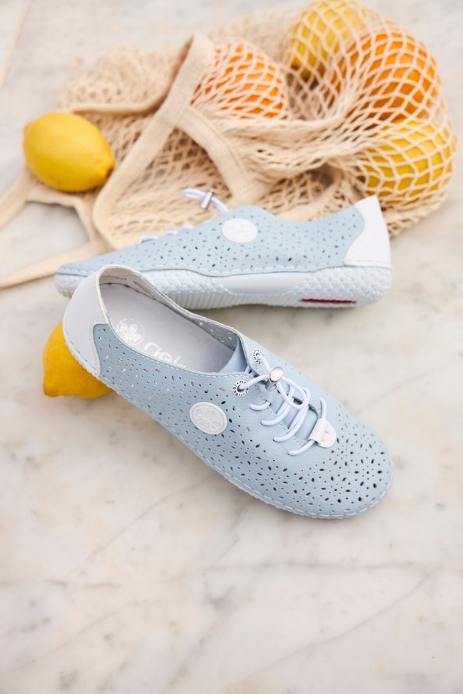 Thumbnail - Rieker Slip-On Sneaker Schlupfschuh, Halbschuh, Freizeitschuh mit Schnellverschluss