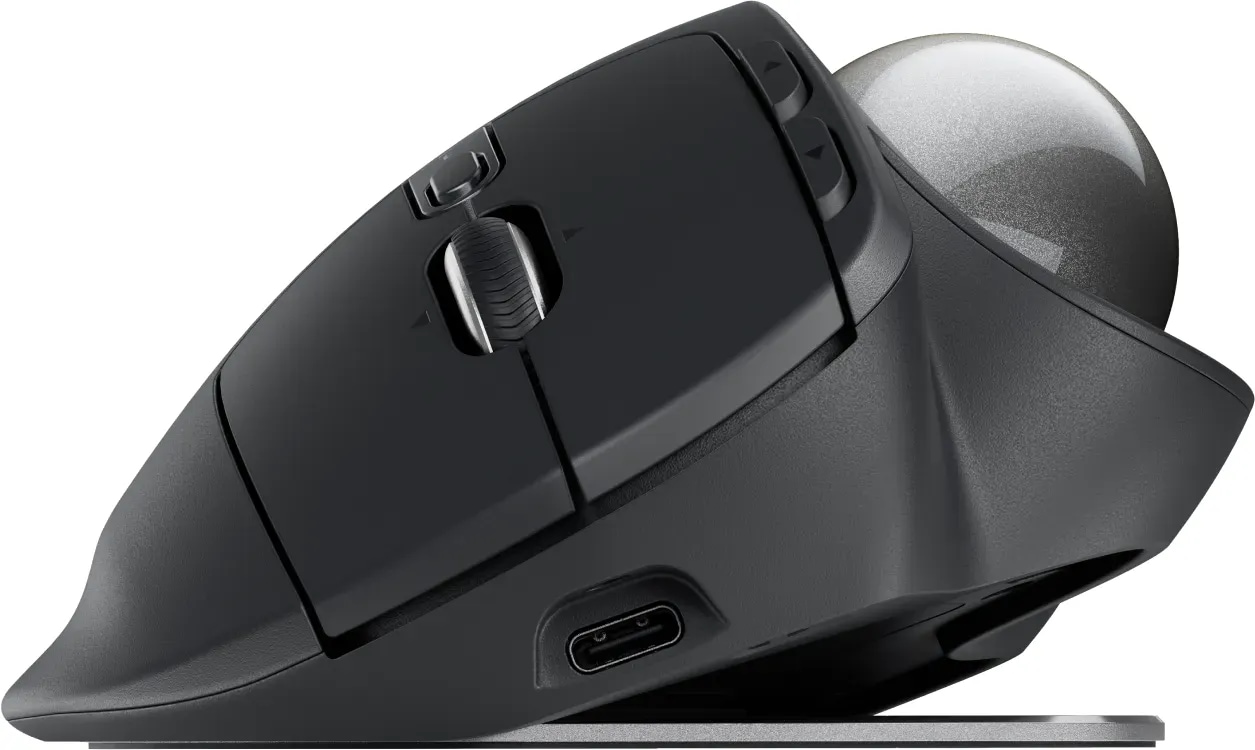 Logitech Gaming-Maus »MX Ergo S Advanced Wireless Trackball - GRAPHITE - EMEA28-935«, Bluetooth