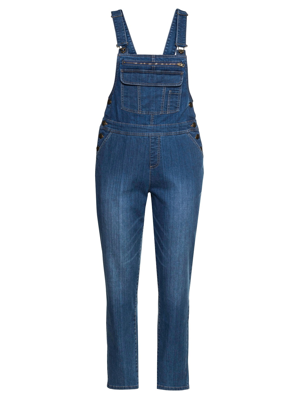 Sheego Stretch-Jeans »Große Größen«, in Latzform aus elastischem Baumwollmix