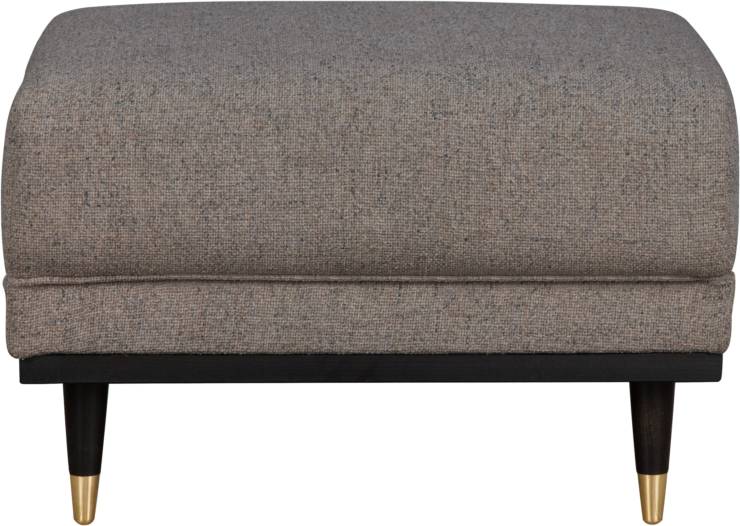 Guido Maria Kretschmer Home&Living Hocker »Chamby«, mit Holzrahmen unten