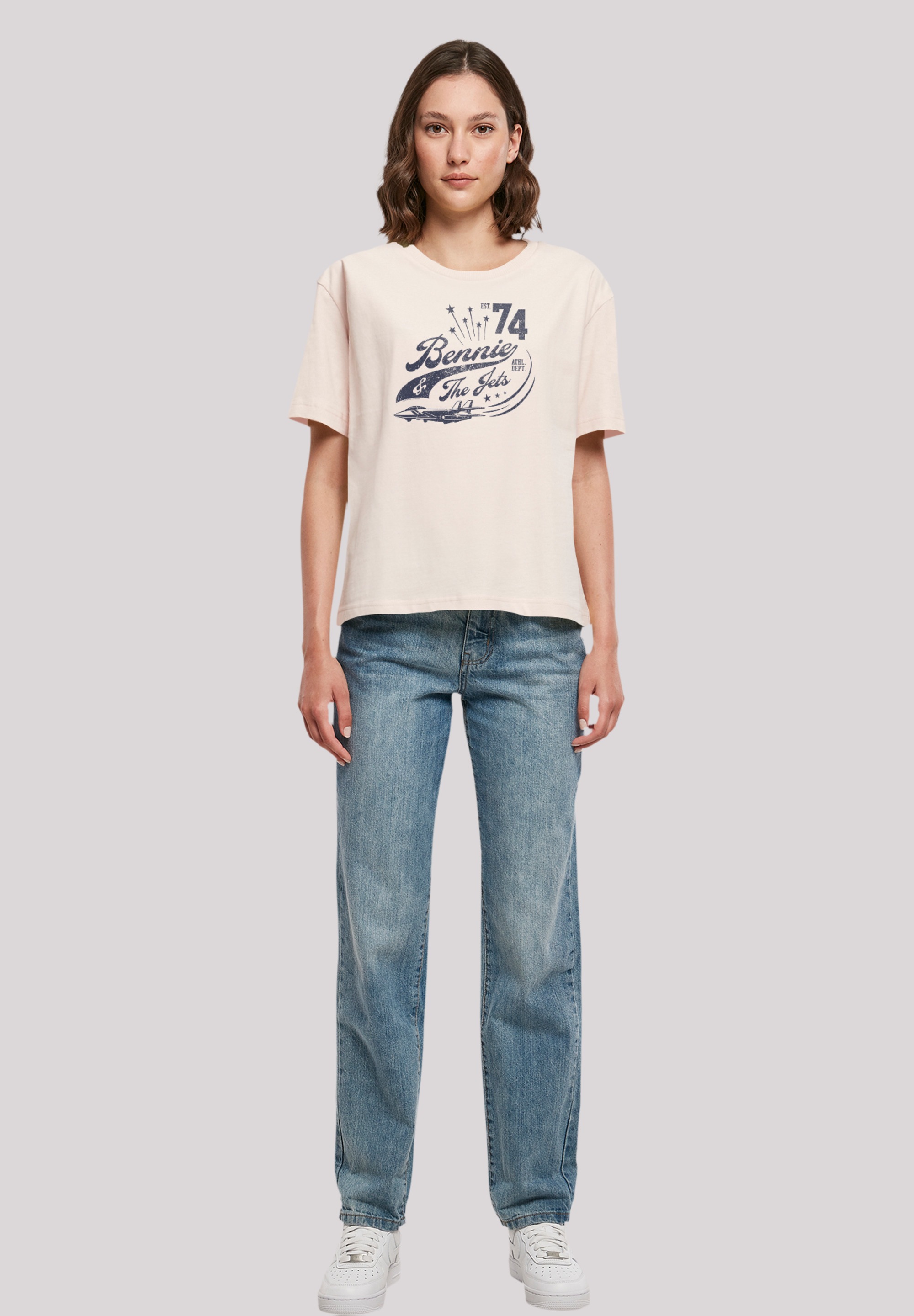 F4NT4STIC T-Shirt »Elton John Bennie And The Jets«, Musik, Band, Logo