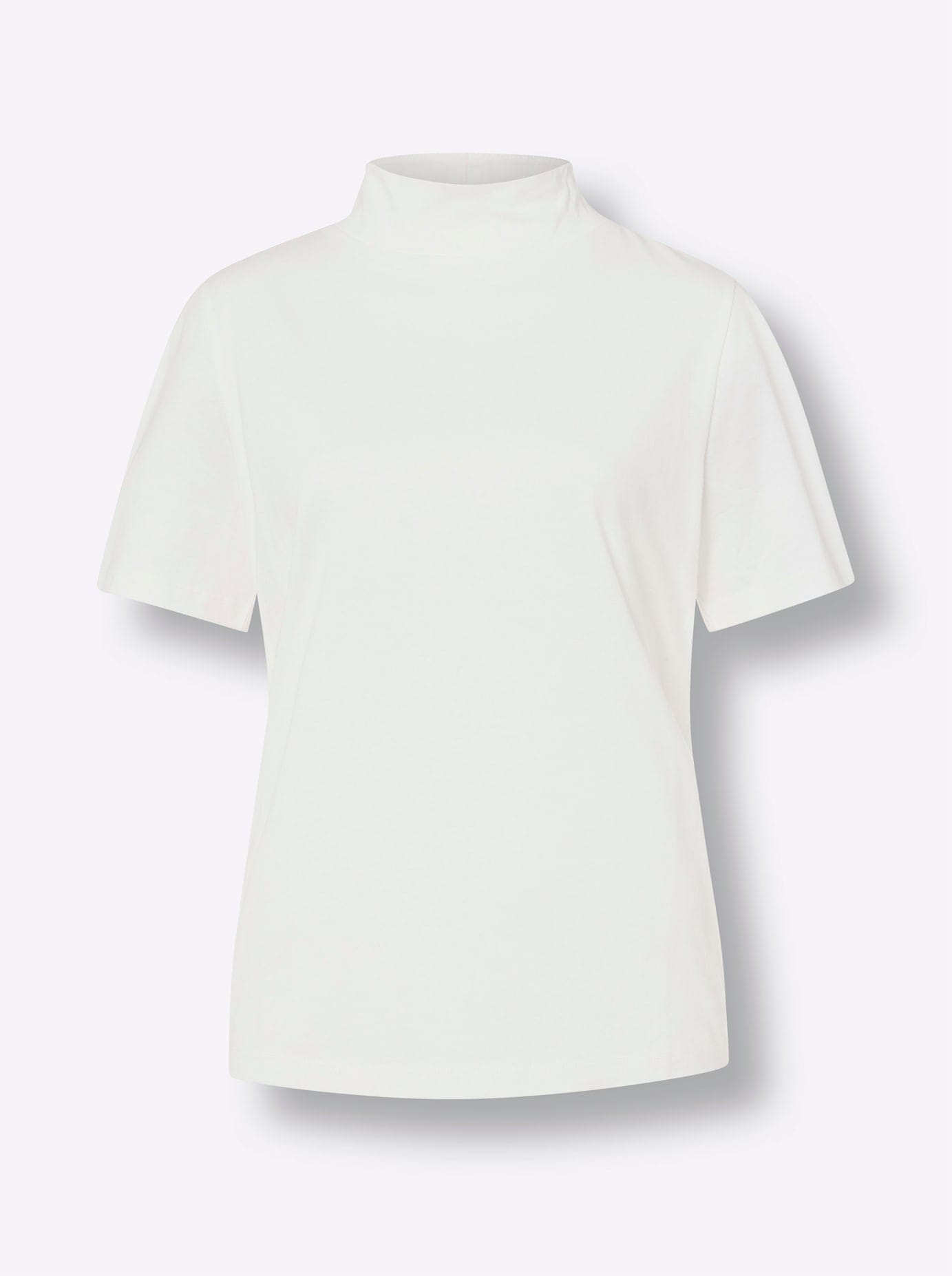 Classic Basics Stehkragenshirt »Kurzarm-Shirt«, (1 tlg.)
