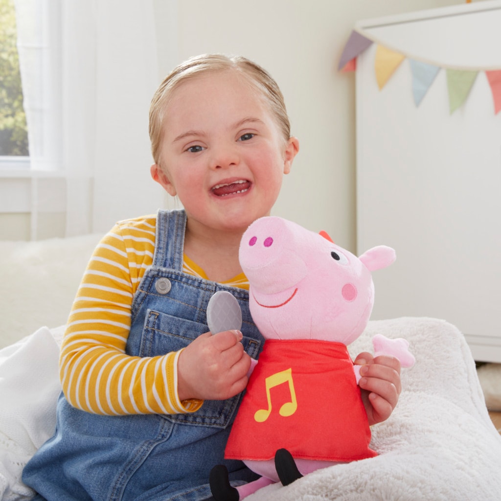 Hasbro Plüschfigur »Peppa Pig, Grunz-mit-mir-Peppa«