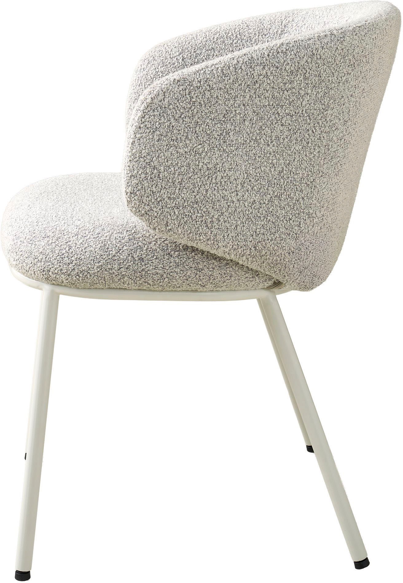 SCHÖNER WOHNEN-Kollektion Esszimmerstuhl »SUNJA« () 1 Stk.Bezug Bouclé, Untergestell Metall pulverbeschichtet