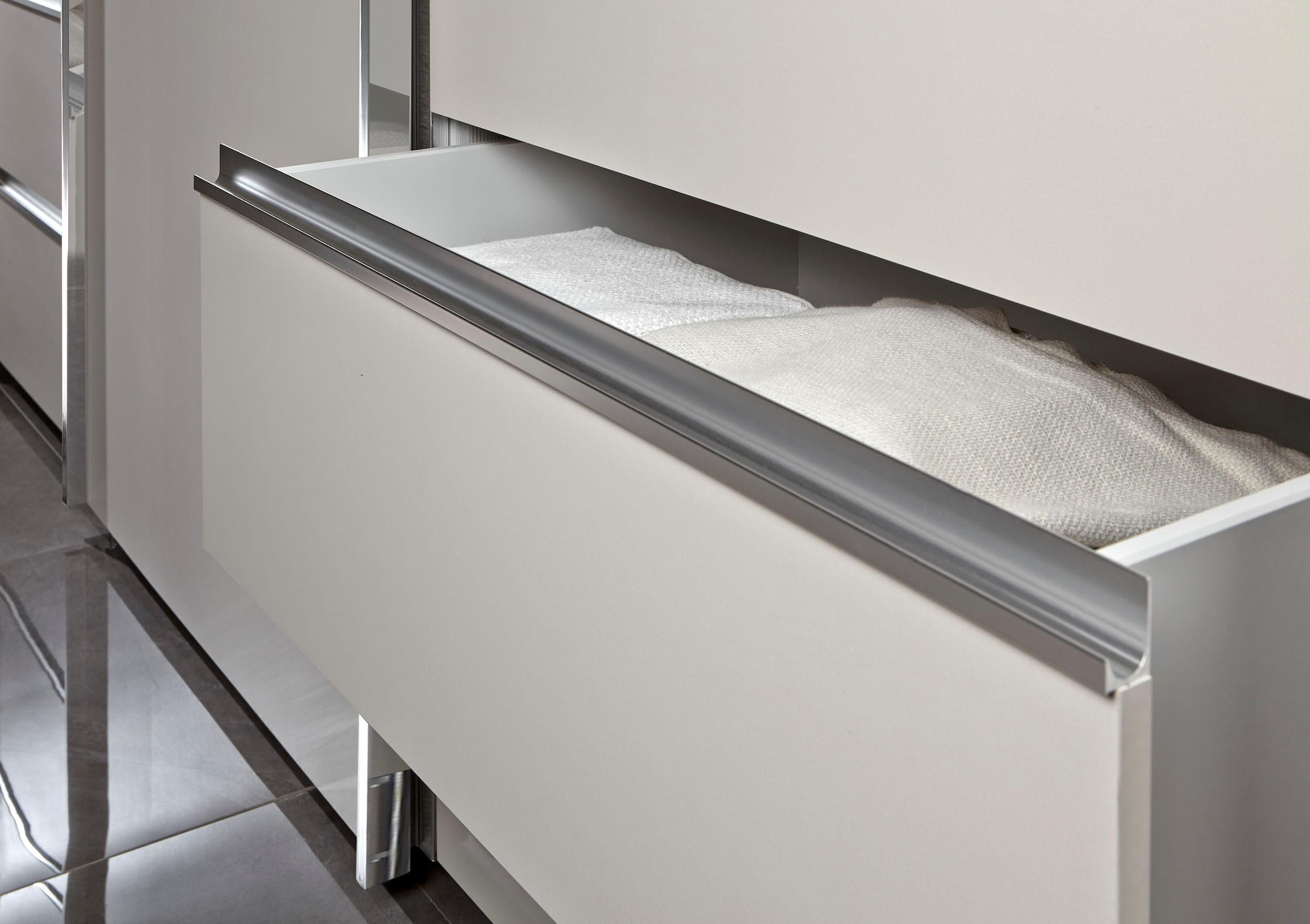 WIEMANN Schwebetürenschrank »Malibu«, Breite 165 cm mit Glasfront
