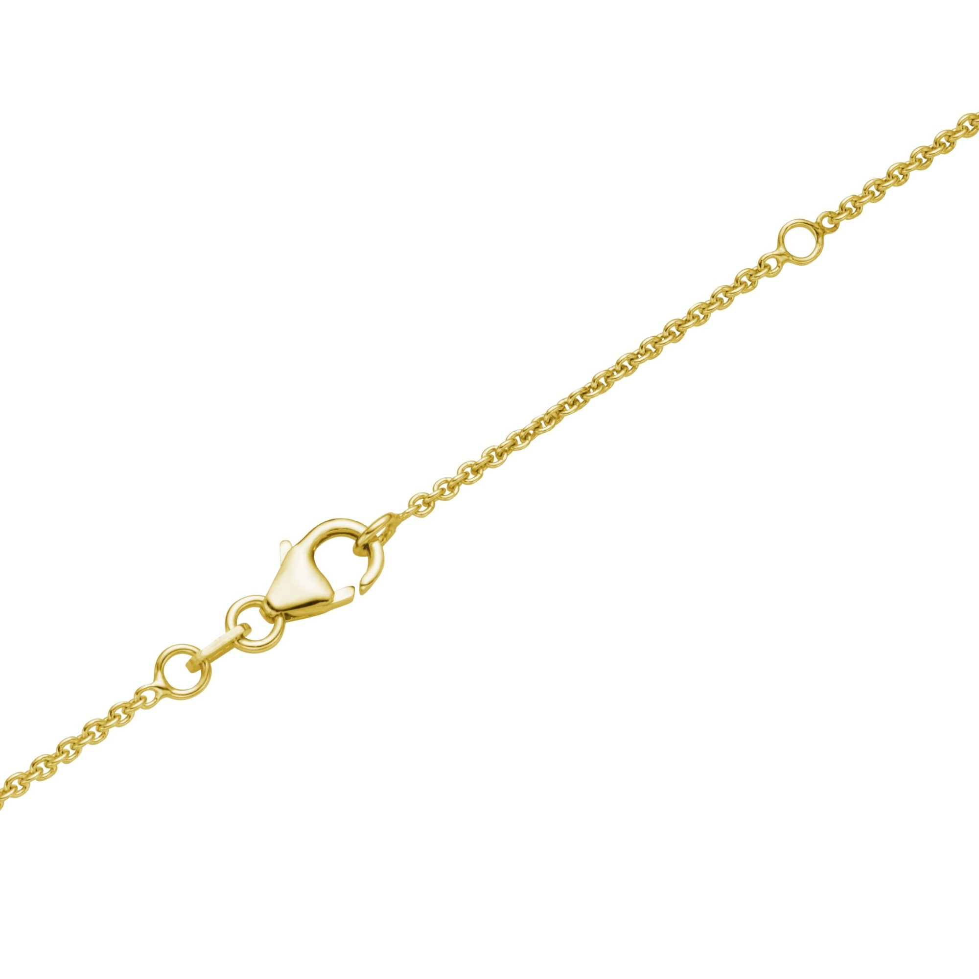 Kette mit Anhänger SMART JEWEL "Anhänger mit Zirkonia und Zierstein, Silber 925", rot, Halsketten, Damen, 45cm, Silber 925 (Sterlingsilber) 2
