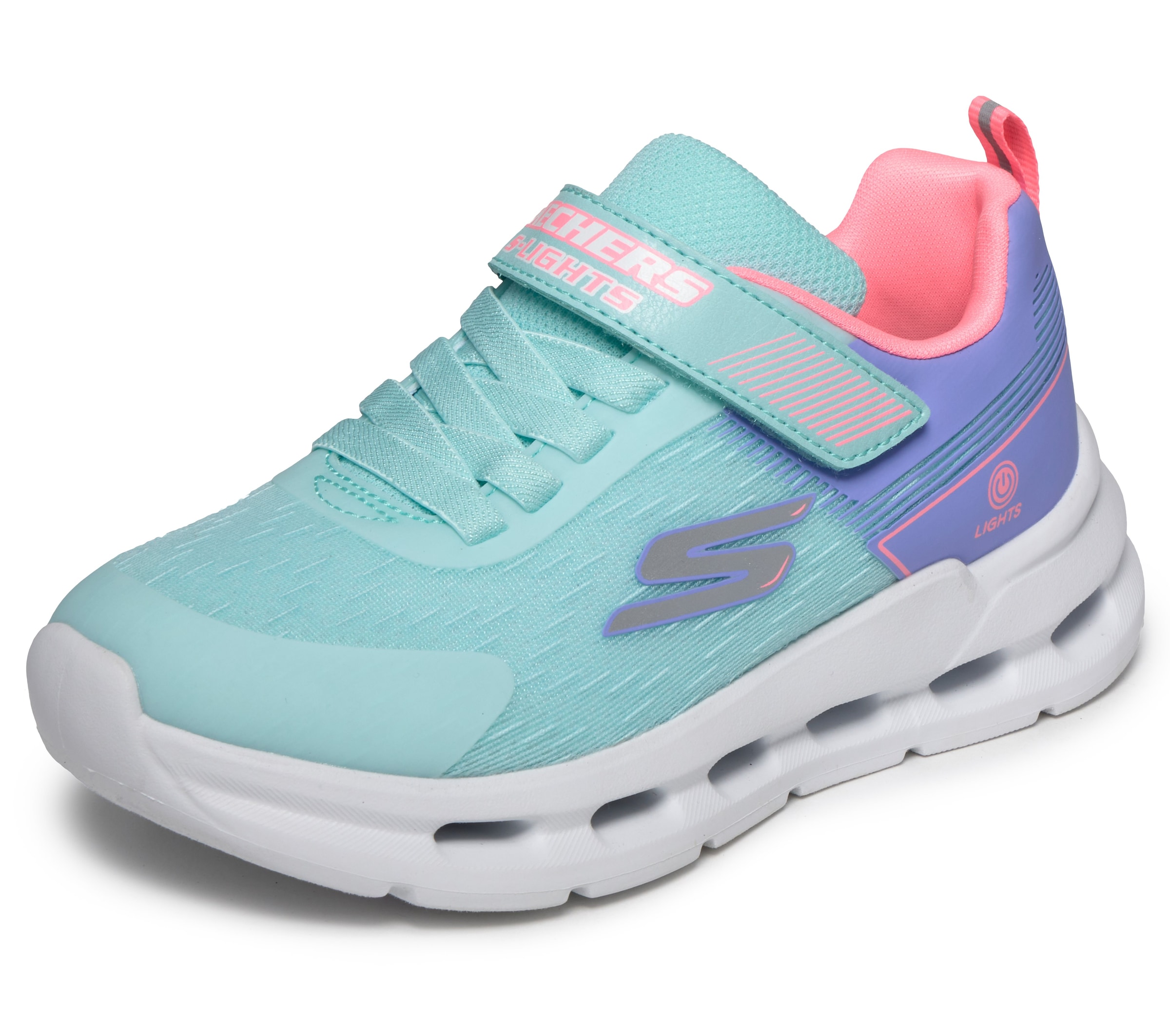 Skechers Sneaker »GLIDE-STEP LIGHTS«  Halbschuh mit Glide Step, Größenschablone zum Download