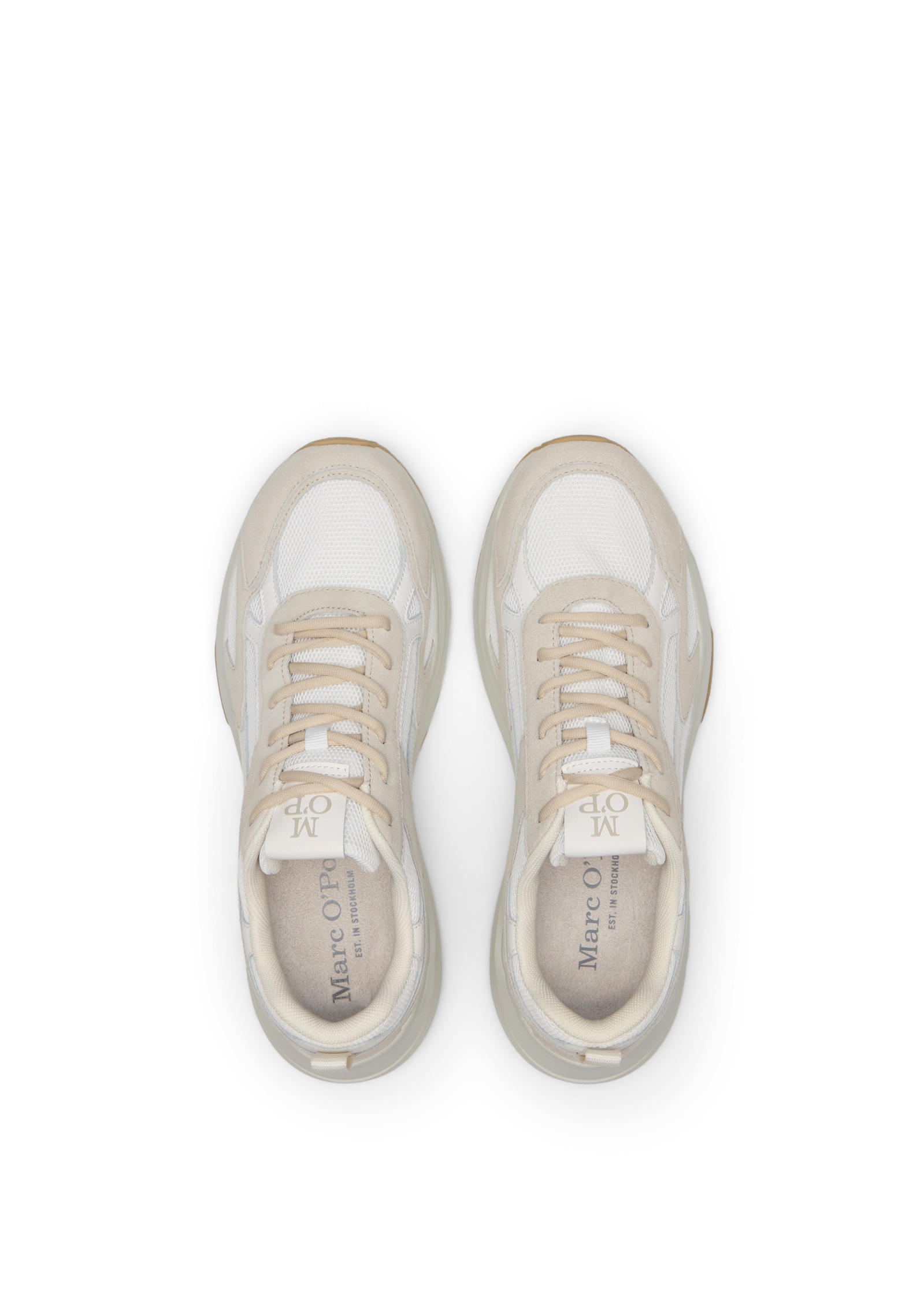 Marc O'Polo Sneaker »aus Rindleder und Mesh«