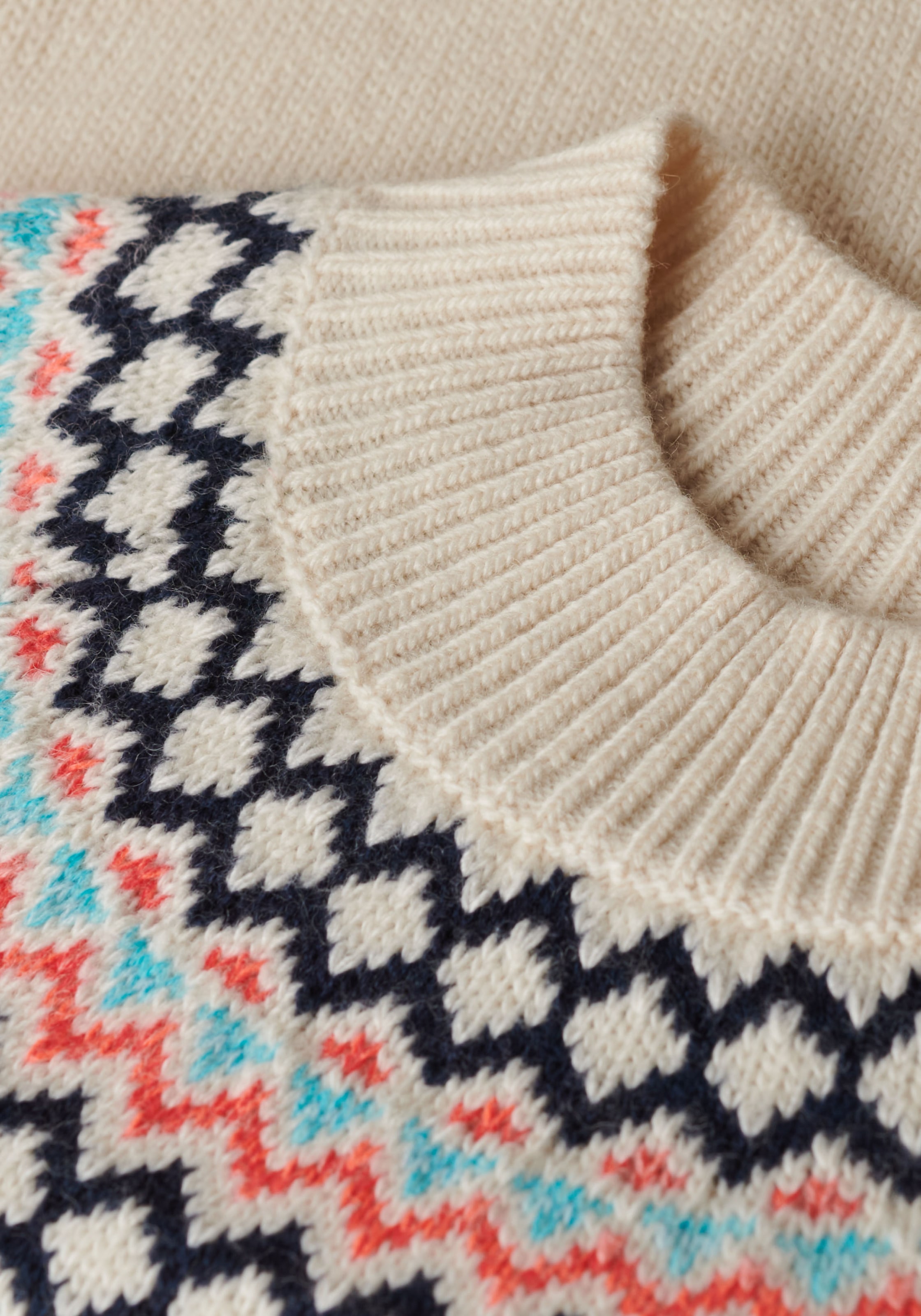Superdry Strickpullover »FAIRISLE BRANDED JUMPER«