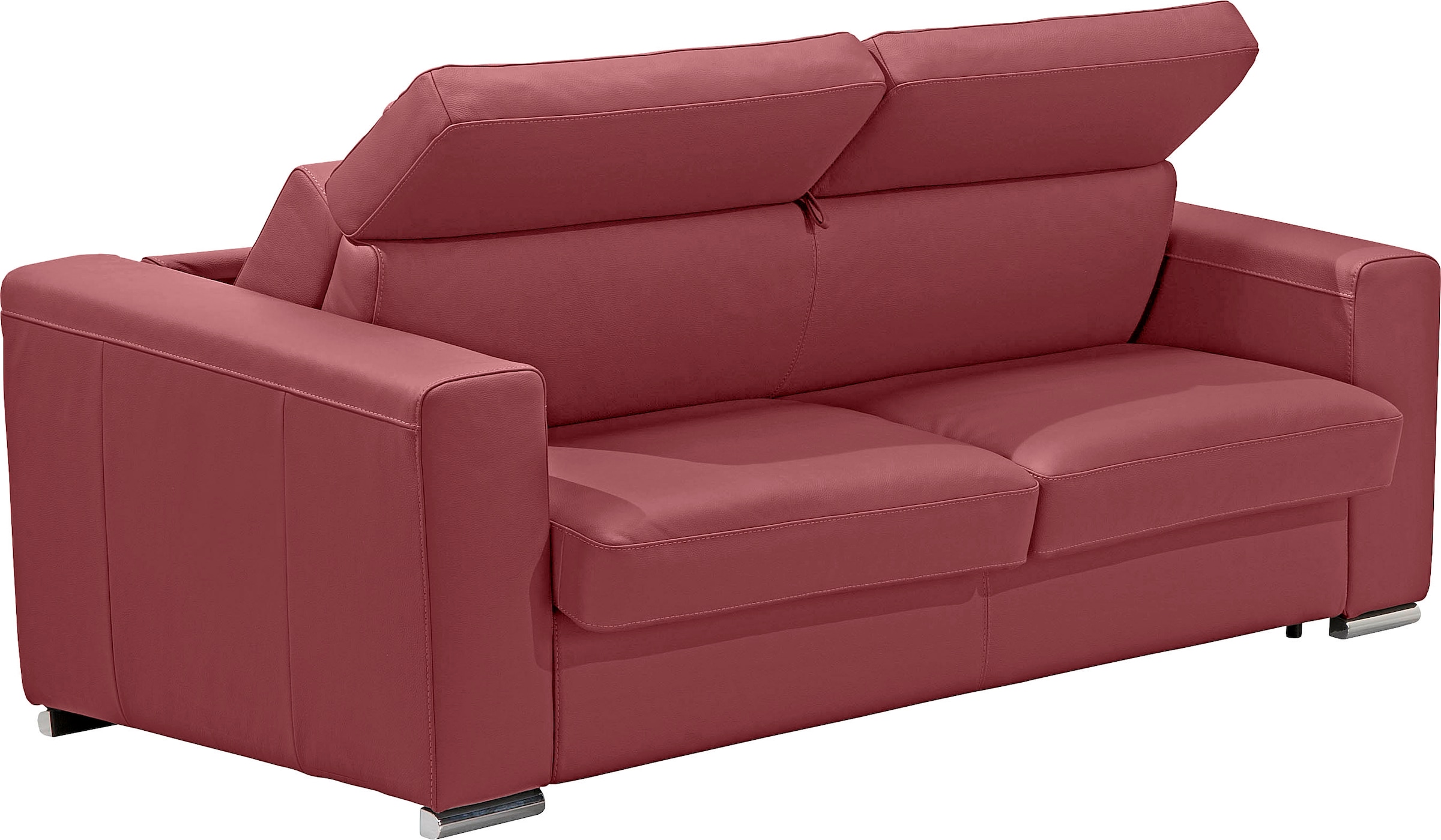 Egoitaliano Schlafsofa »Cabiria«, Sofa inkl. Schlaffunktion, Kopfteile verstellbar, mit Metallfüßen