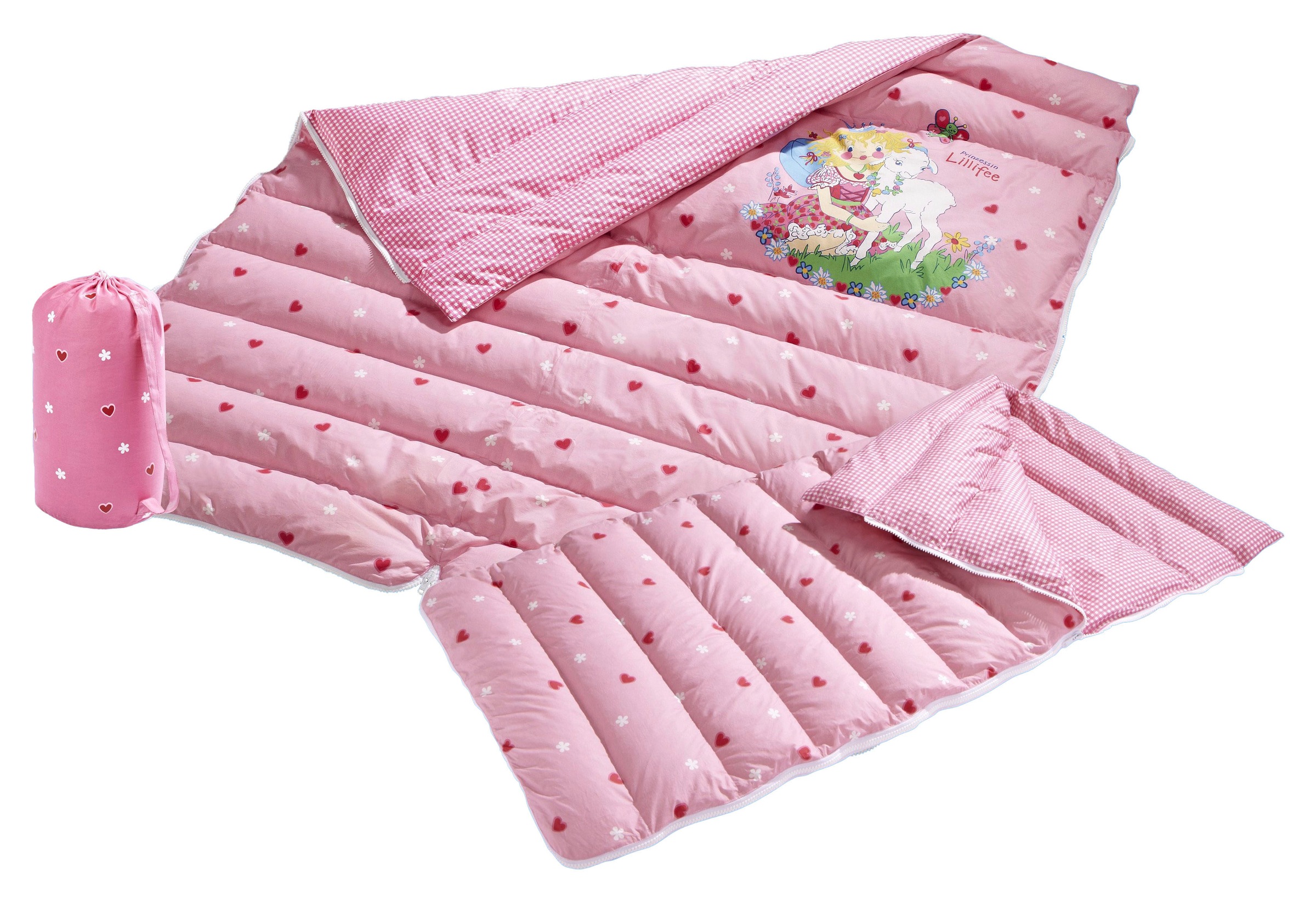 Otto Keller Daunenschlafsack & Daunenbettdecke "Prinzessin Lillifee" Otto Keller (2 in 1)