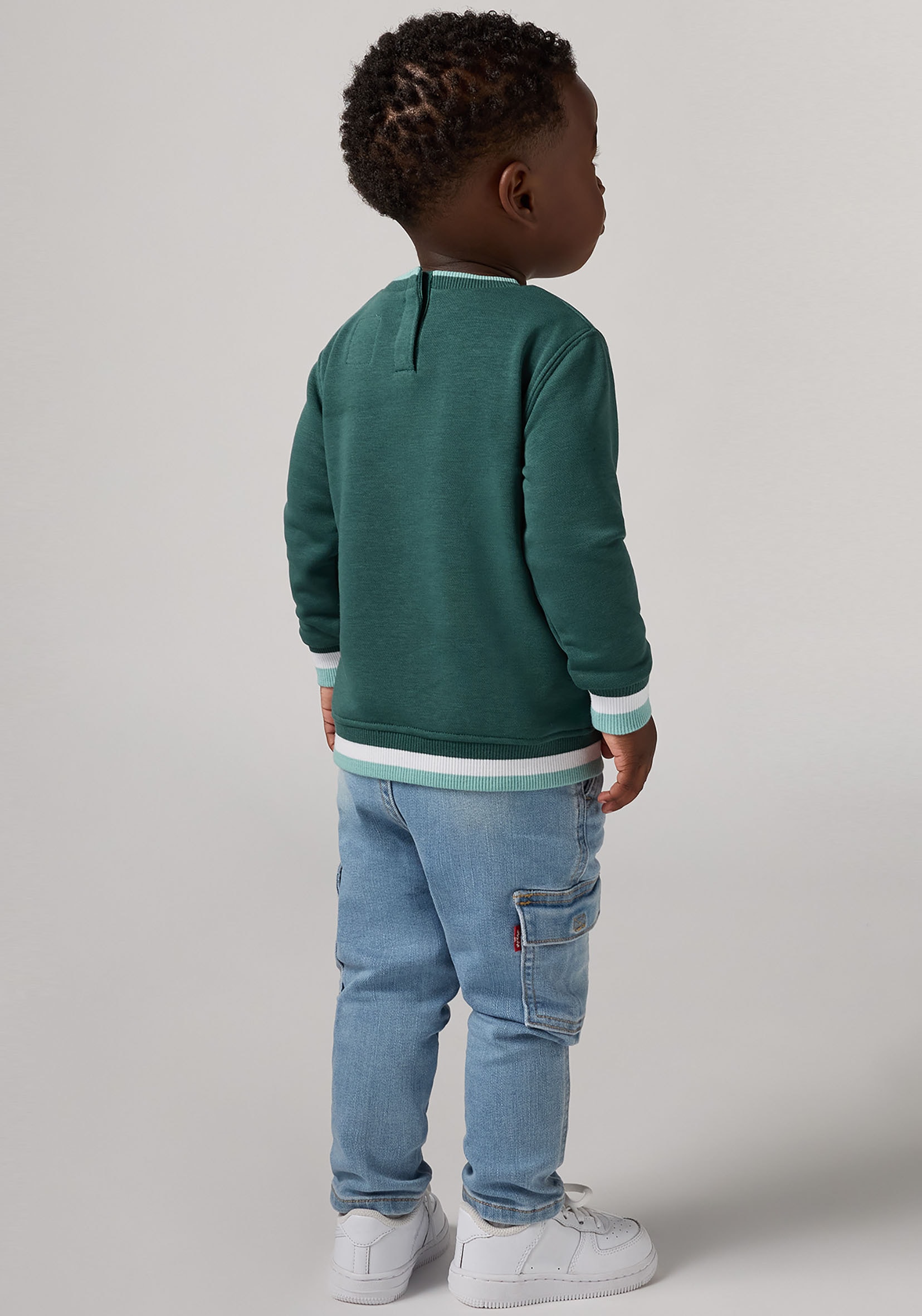 Levi's® Kids Sweatshirt »LVB VARSITY LEVI TIPPED CREW«, mit Bärchenprint, for Boys