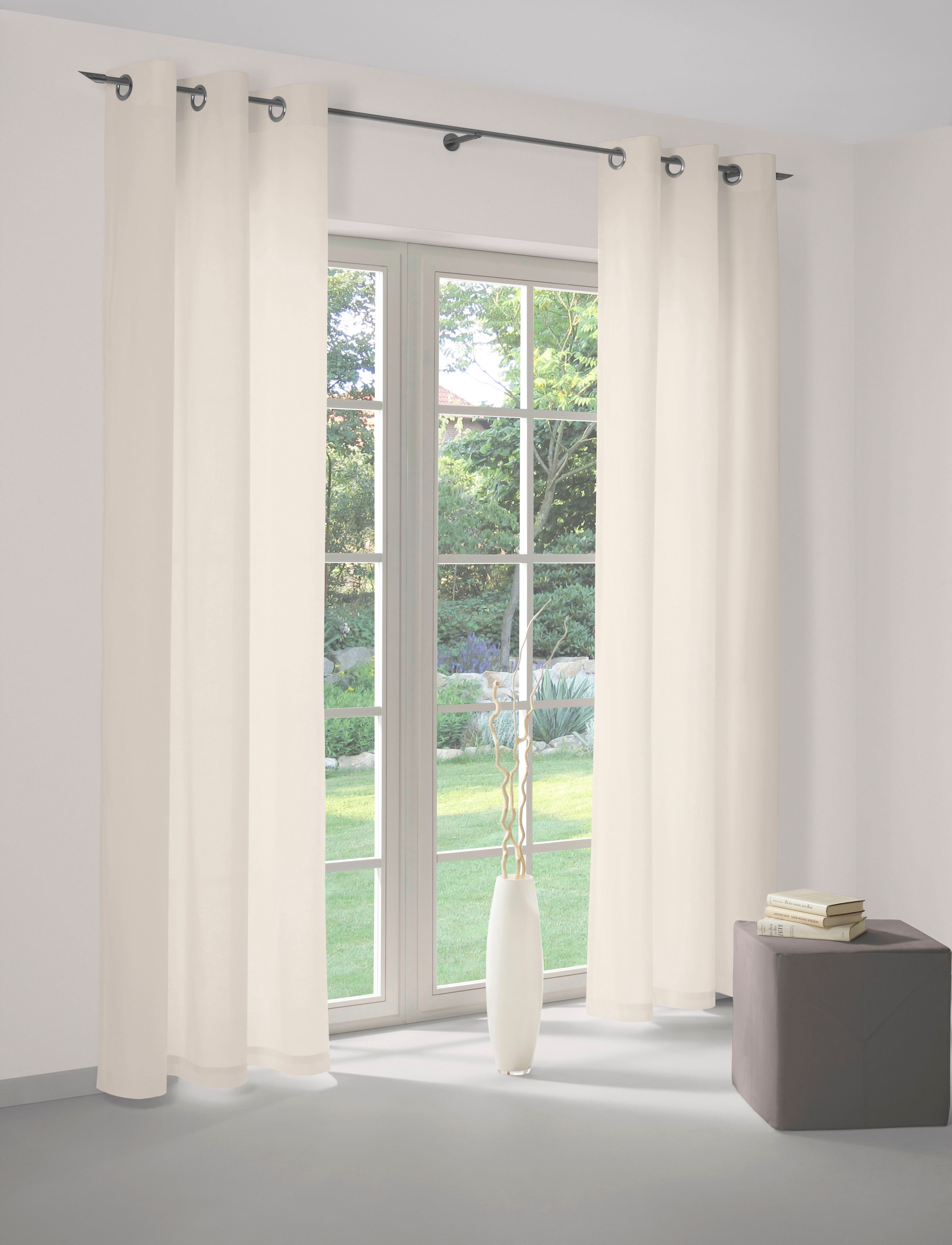 Wirth Vorhang "Newbury" Ösen 1 Stk. tlg. nach Maß günstig online kaufen