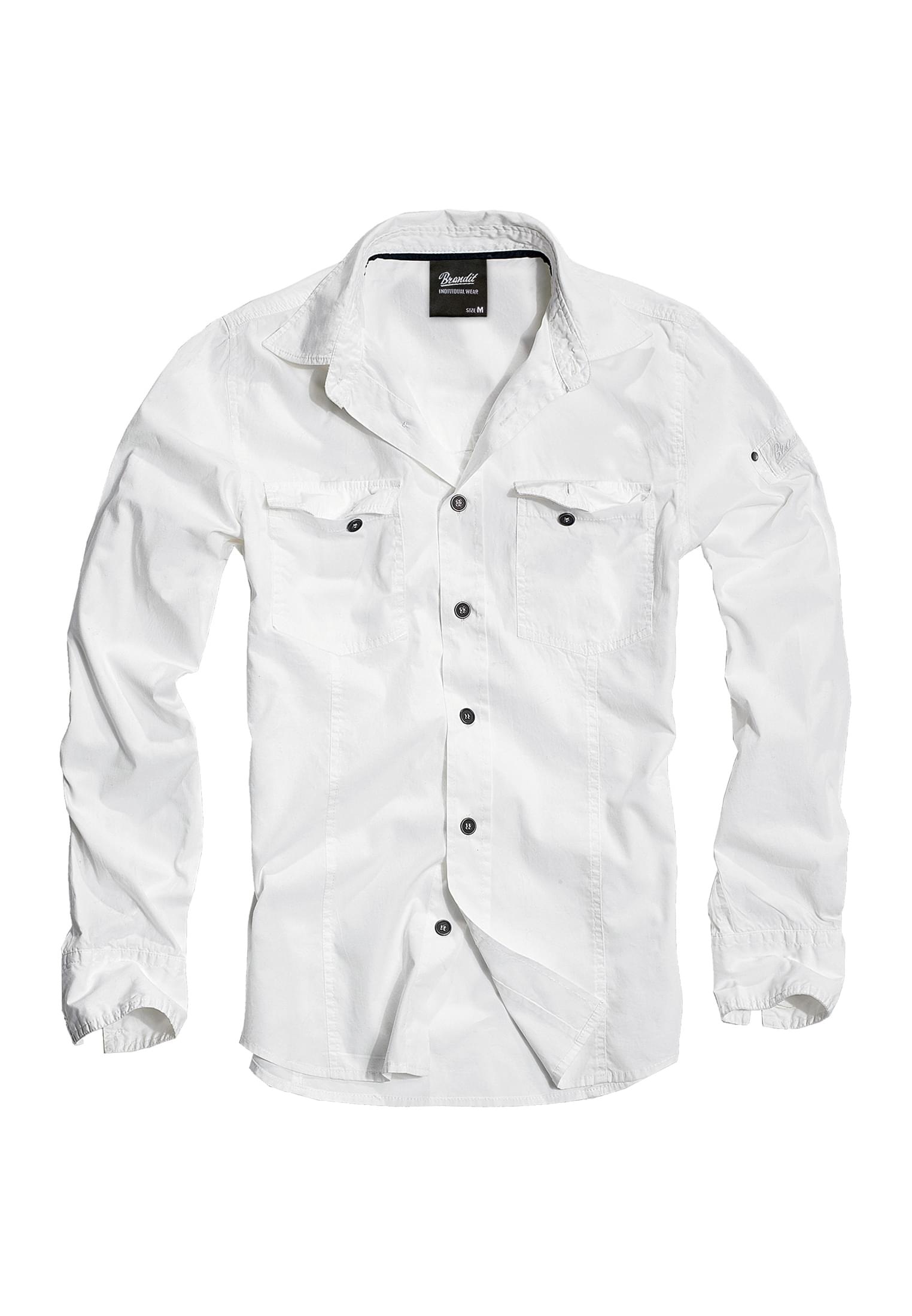 Brandit Langarmhemd »Brandit Herren Slim Worker Shirt«, (1 tlg.)