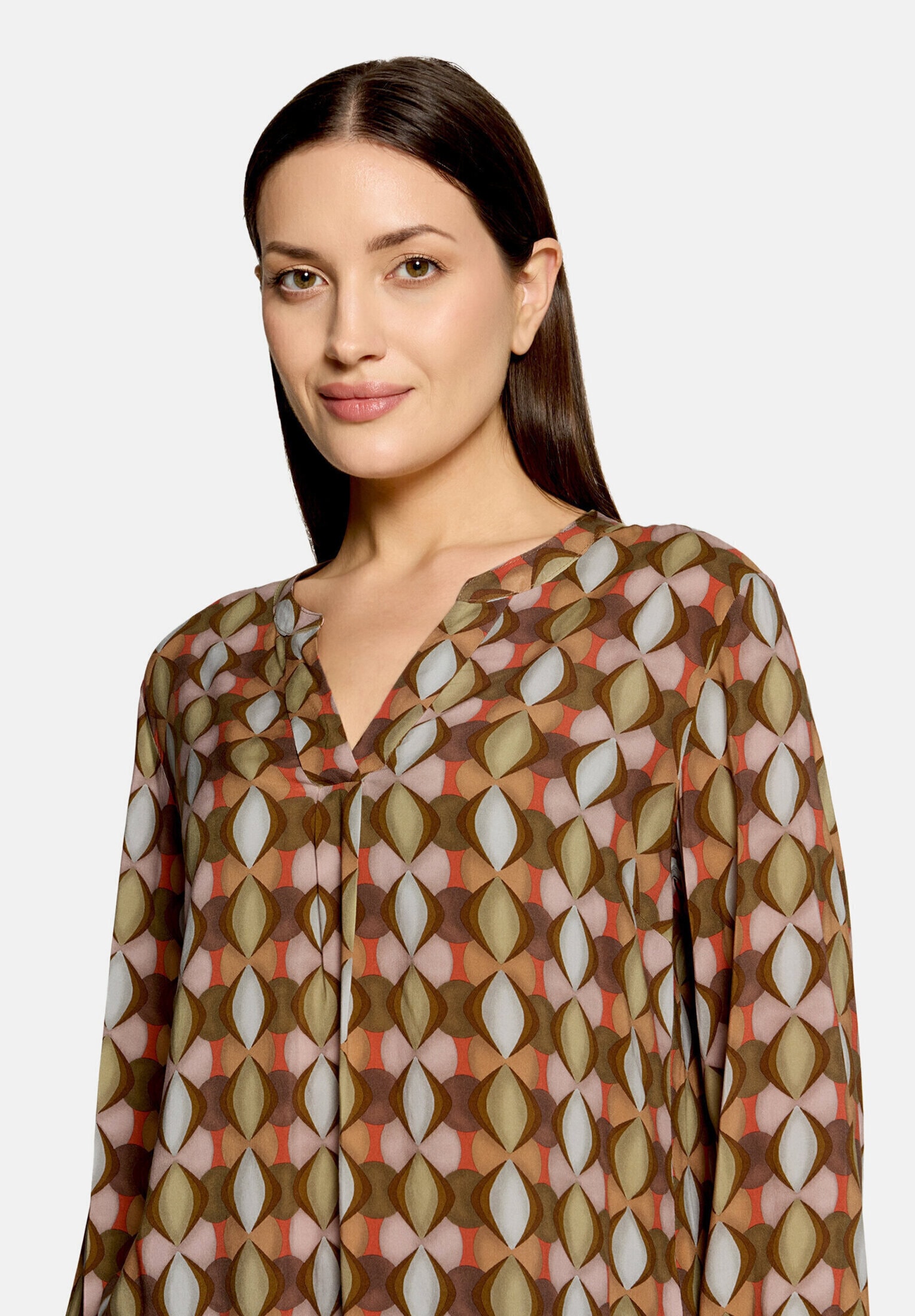 Cartoon Shirtbluse »Damen mit Muster«