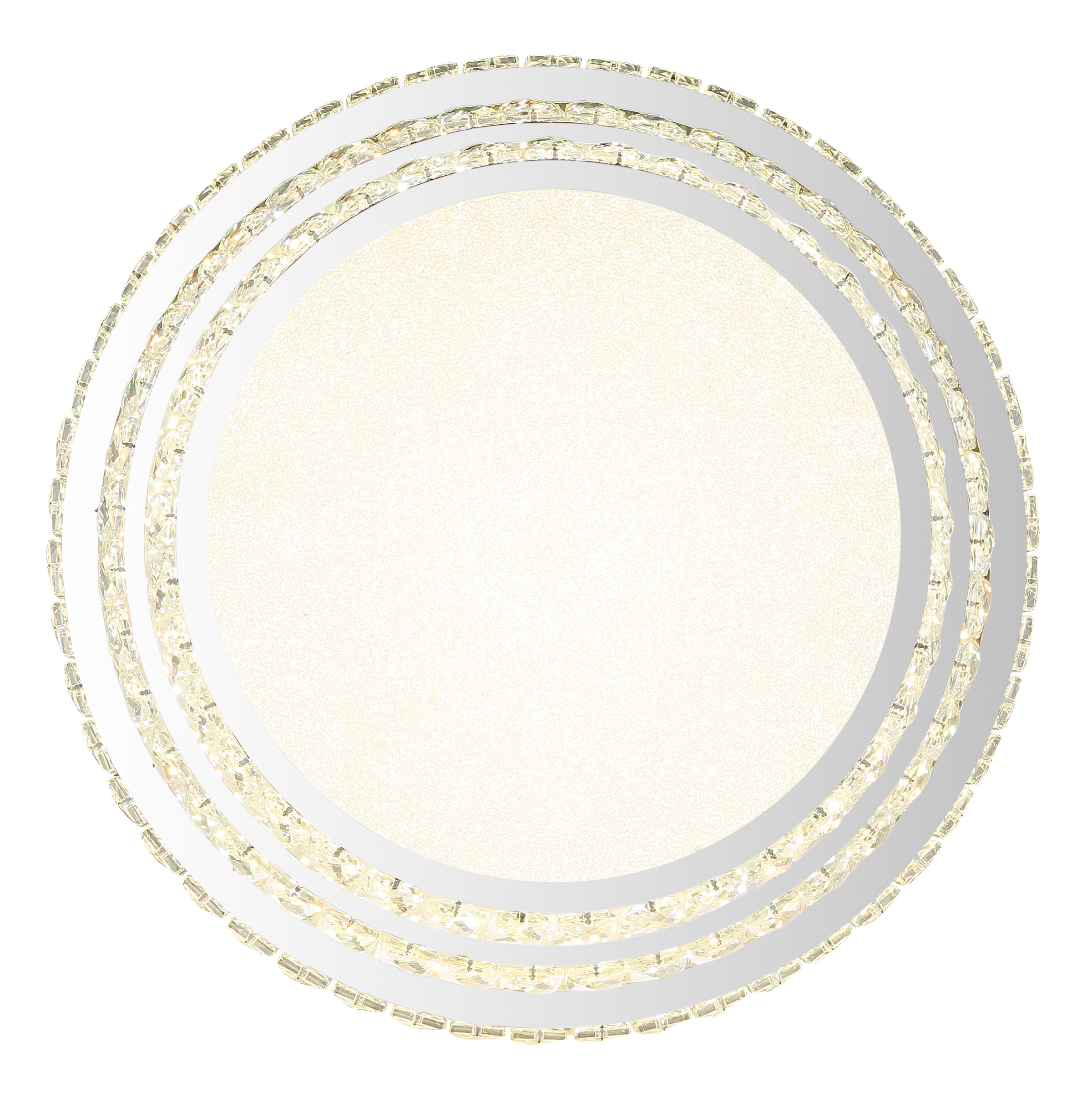 GLOBO LIGHTING LED Deckenleuchte »KLARA«, Leuchtmittel LED-Modul | LED fest integriert, Deckenlampe/Kristalle/Nachtlicht/Farben fixierbar/elegant