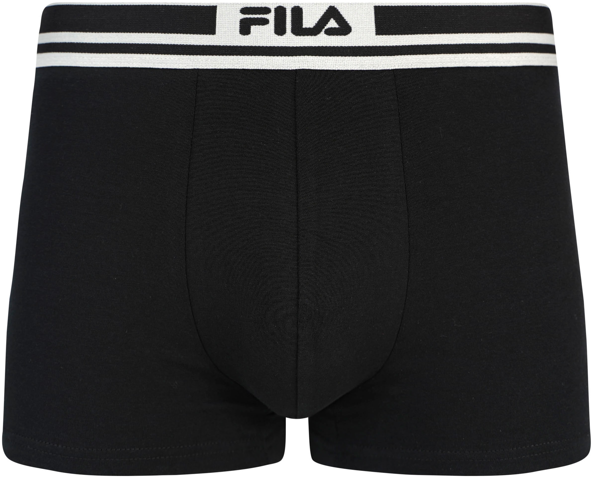 Fila Boxer »MAN BOXER SHORTS«, (2er Pack), mit sportlichem Streifen-Detail, ohne Eingriff