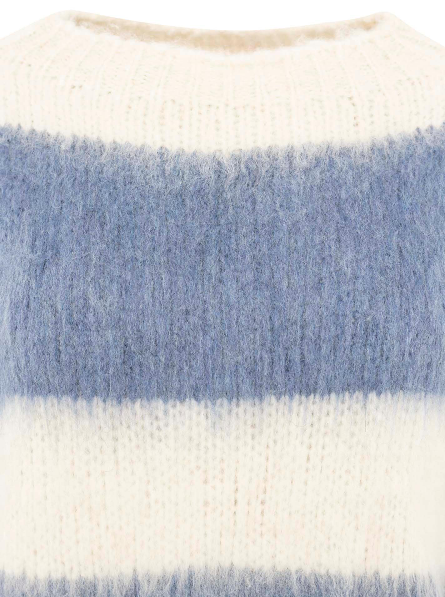 Zwillingsherz Strickpullover »"Streifen"« kuschelig mit Rundhalsausschnitt, Blockstreifen und Wollanteil