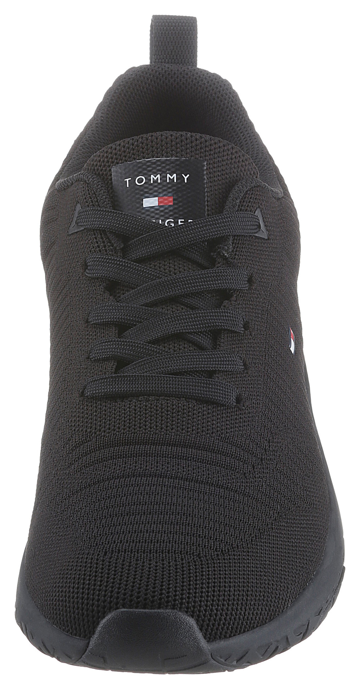 Tommy Hilfiger Sneaker "CORPORATE KNIT RIB RUNNER", Freizeitschuh, Halbschu günstig online kaufen