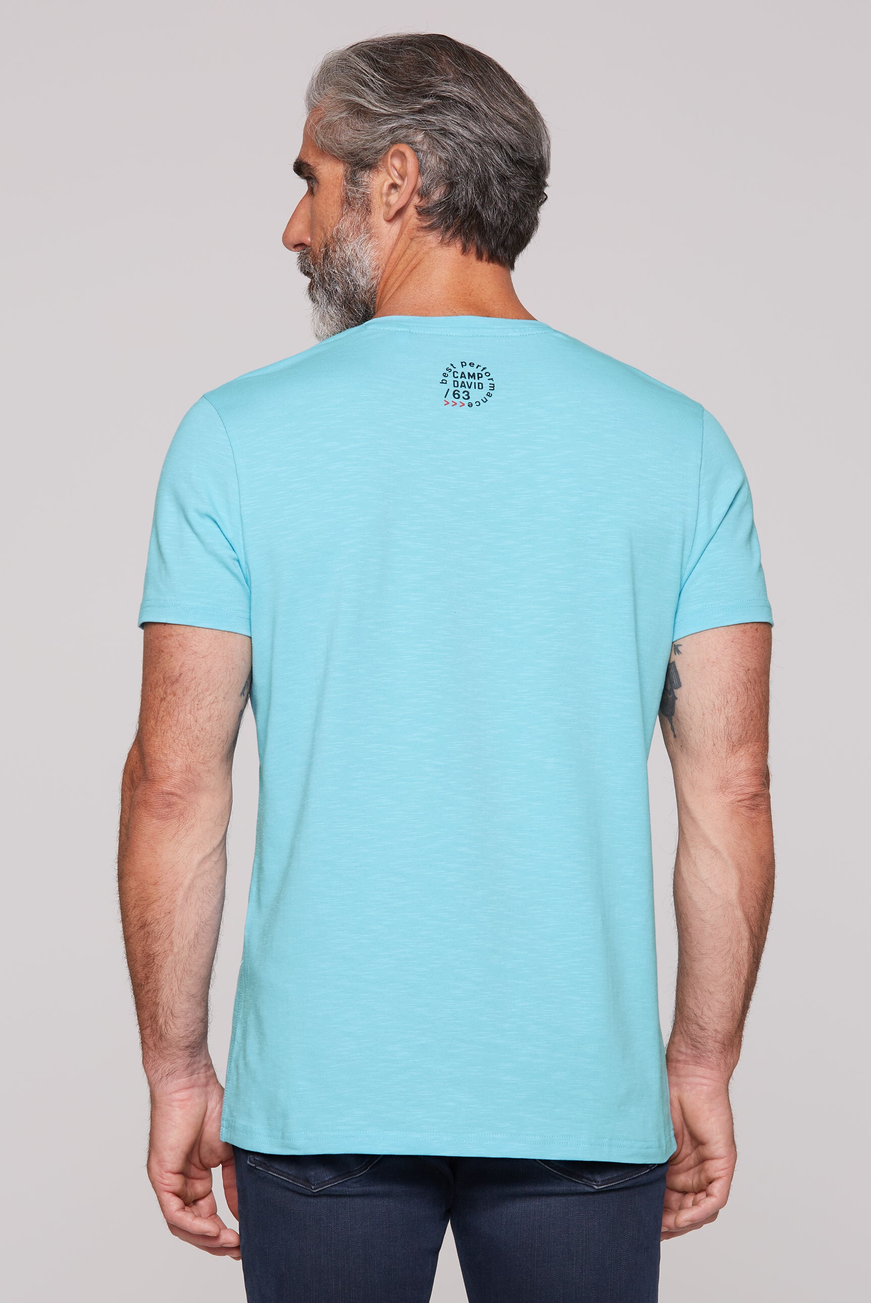 CAMP DAVID V-Shirt, mit maskulinem V-Ausschnitt