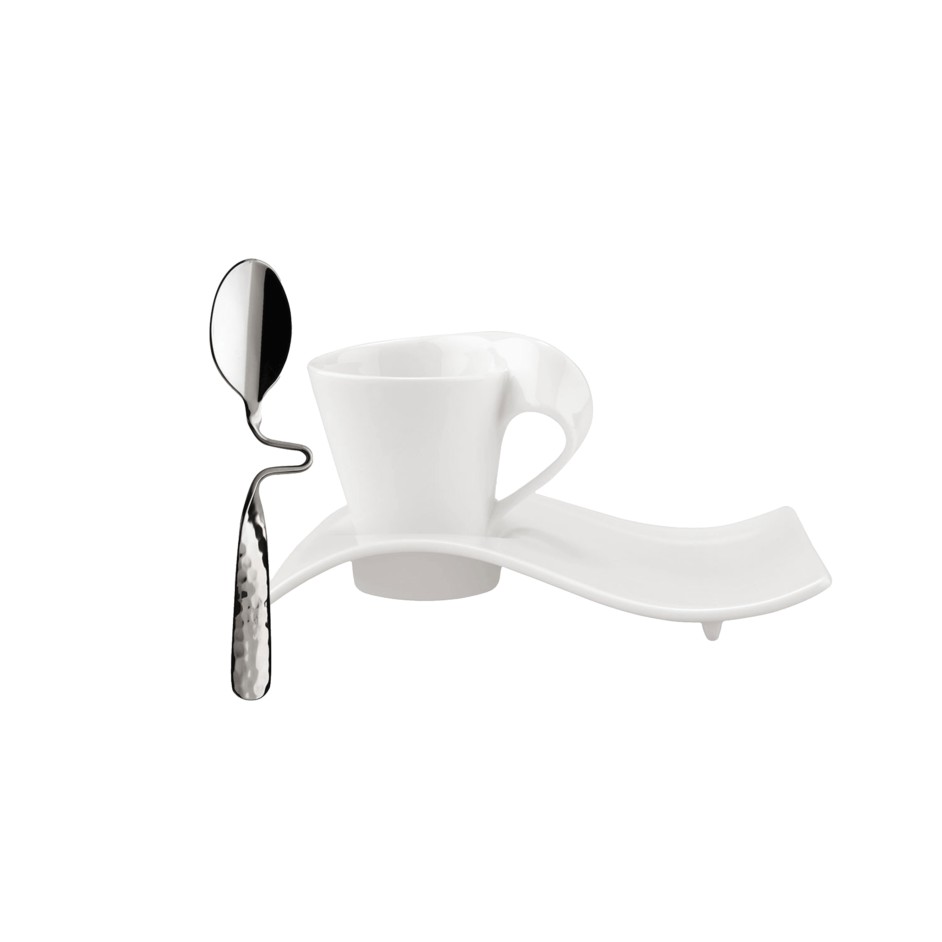 Villeroy & Boch Espressotasse "NewWave Caffè NWC Espressoset" Wellendesign