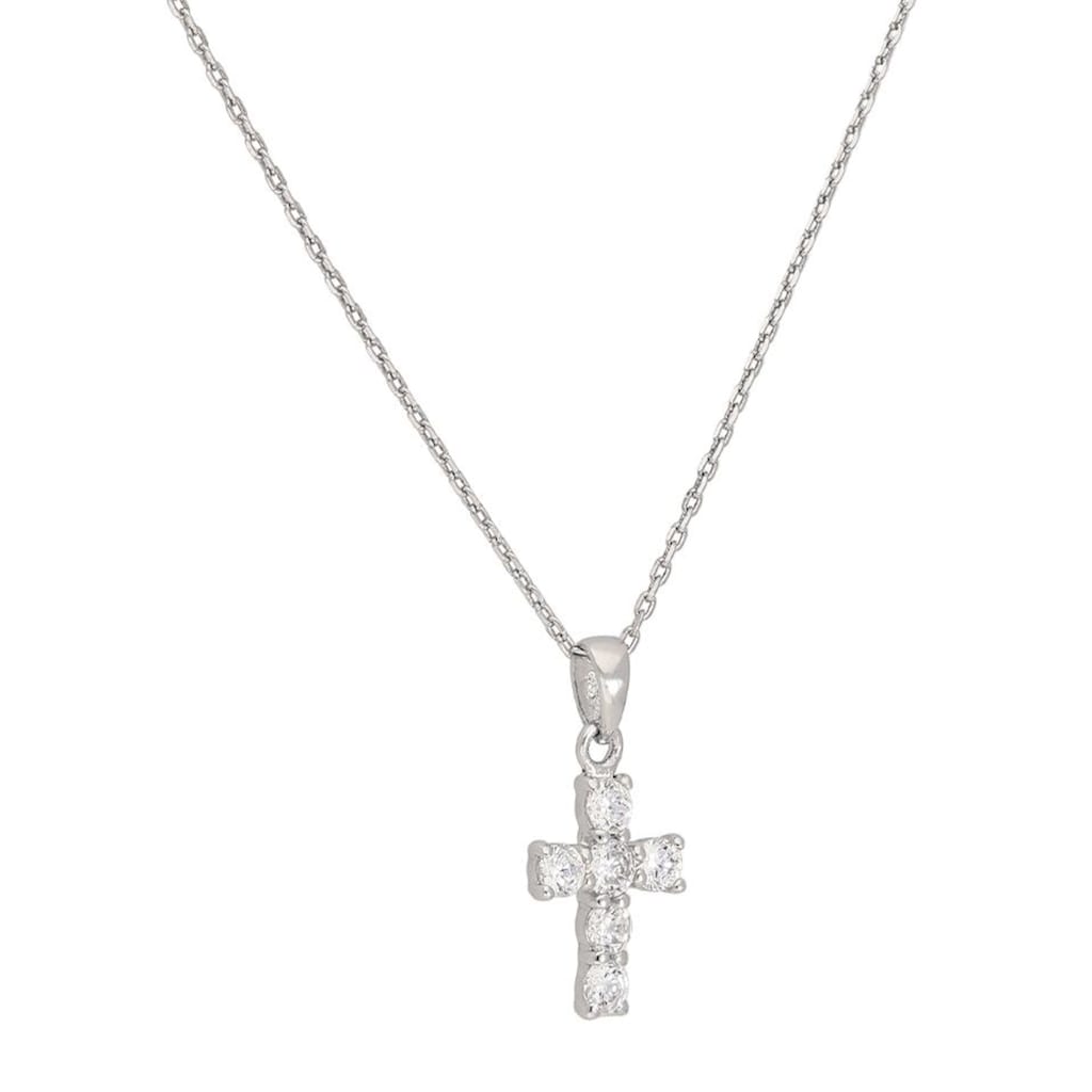 Firetti Kette mit Anhänger »Schmuck Geschenk Silber 925 Halsschmuck Halskette Ankerkette Kreuz«