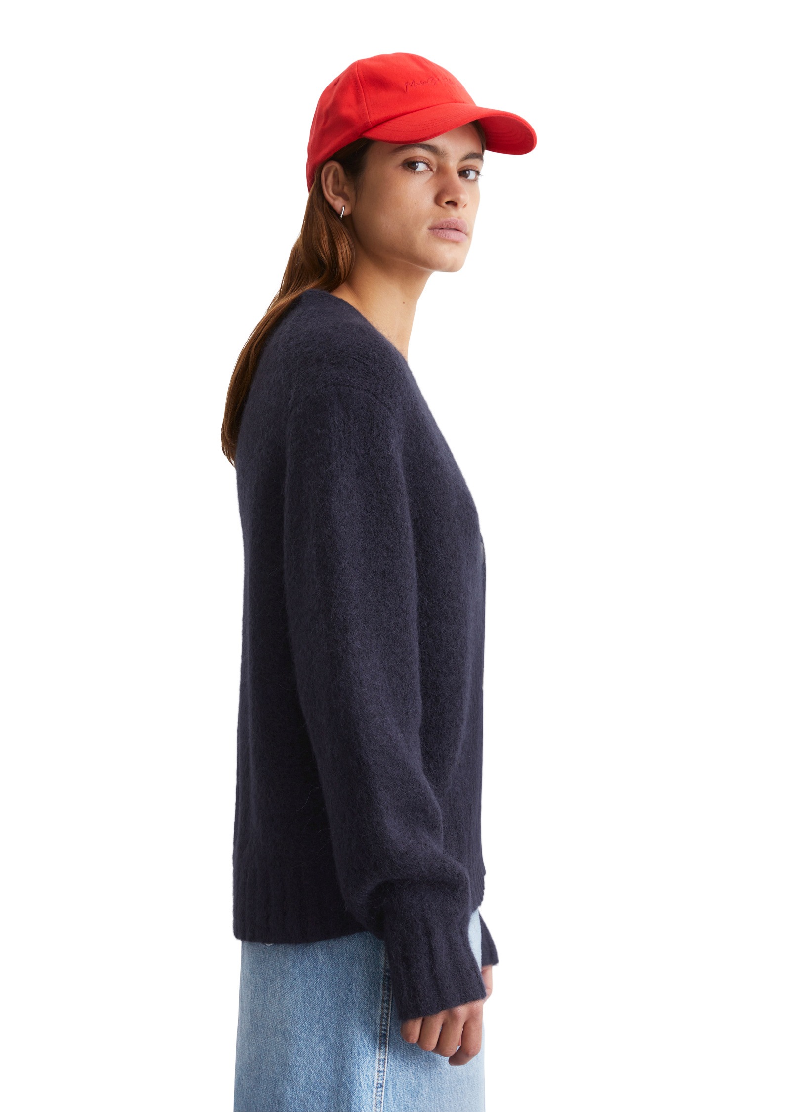 Marc O'Polo DENIM Cardigan »aus kuscheligem Schurwolle-Mohair-Mix«