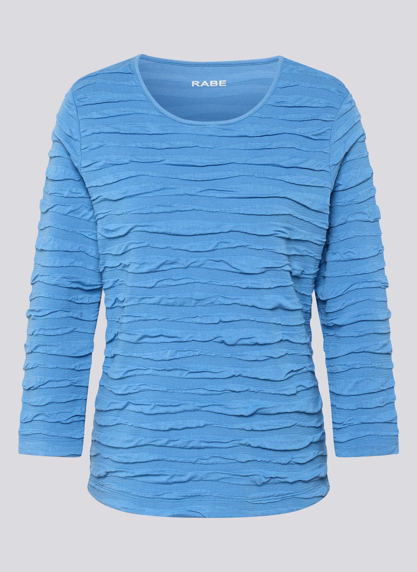 Rabe 3/4-Arm-Shirt, mit Struktur Muster