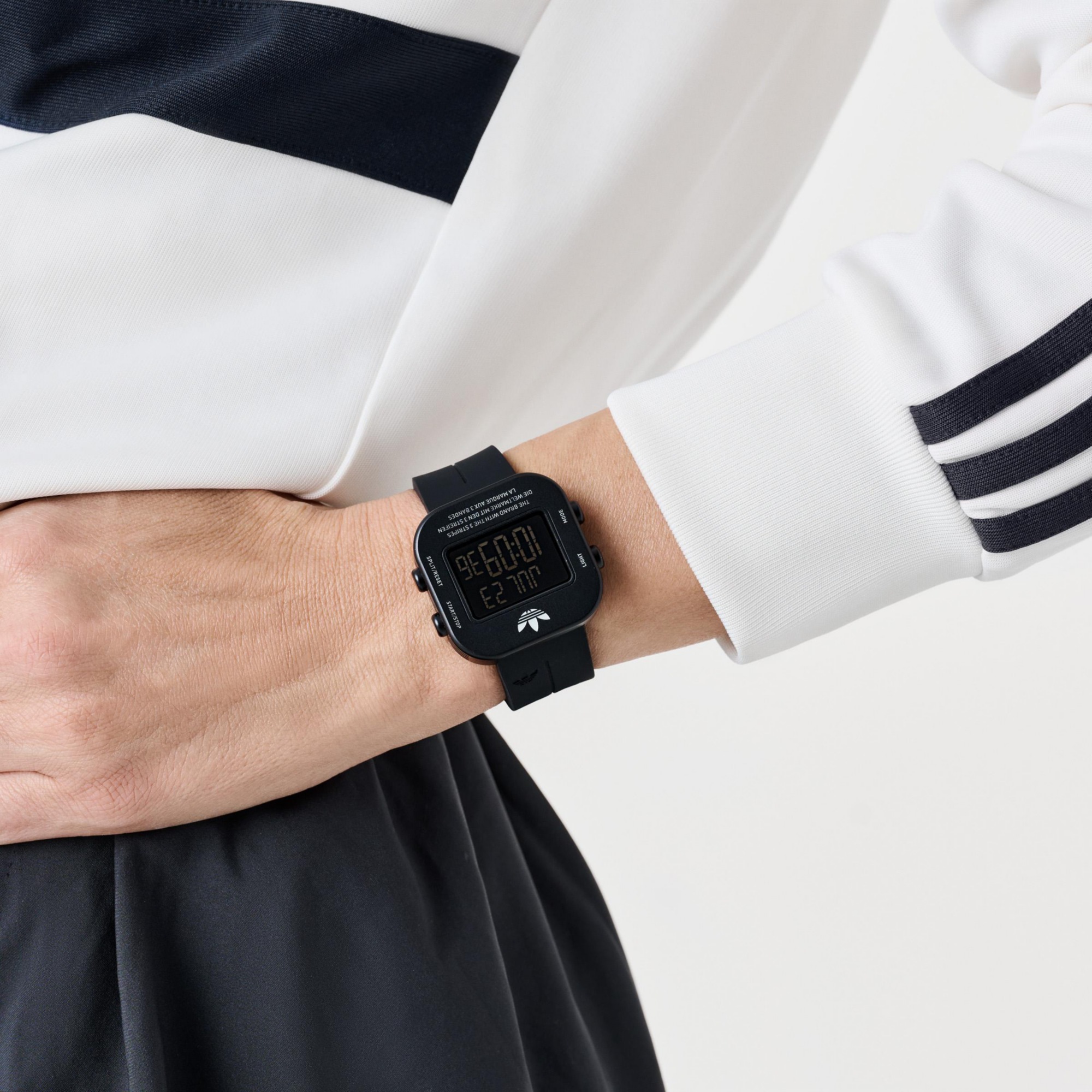 adidas Originals Digitaluhr »ADAPTIK ONE« Quarzuhr, Armbanduhr, Damenuhr, Herrenuhr, Silikonarmband