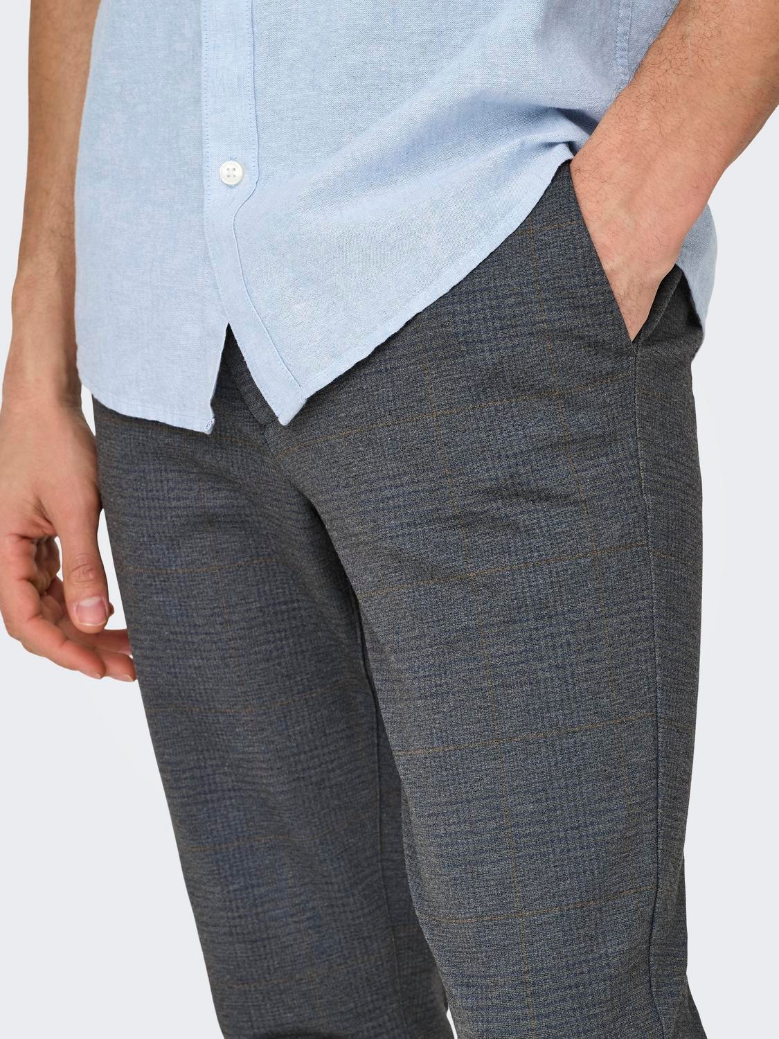 ONLY & SONS Chinoshorts "ONSMARK SLIM CHECK 020933 PANT" günstig online kaufen