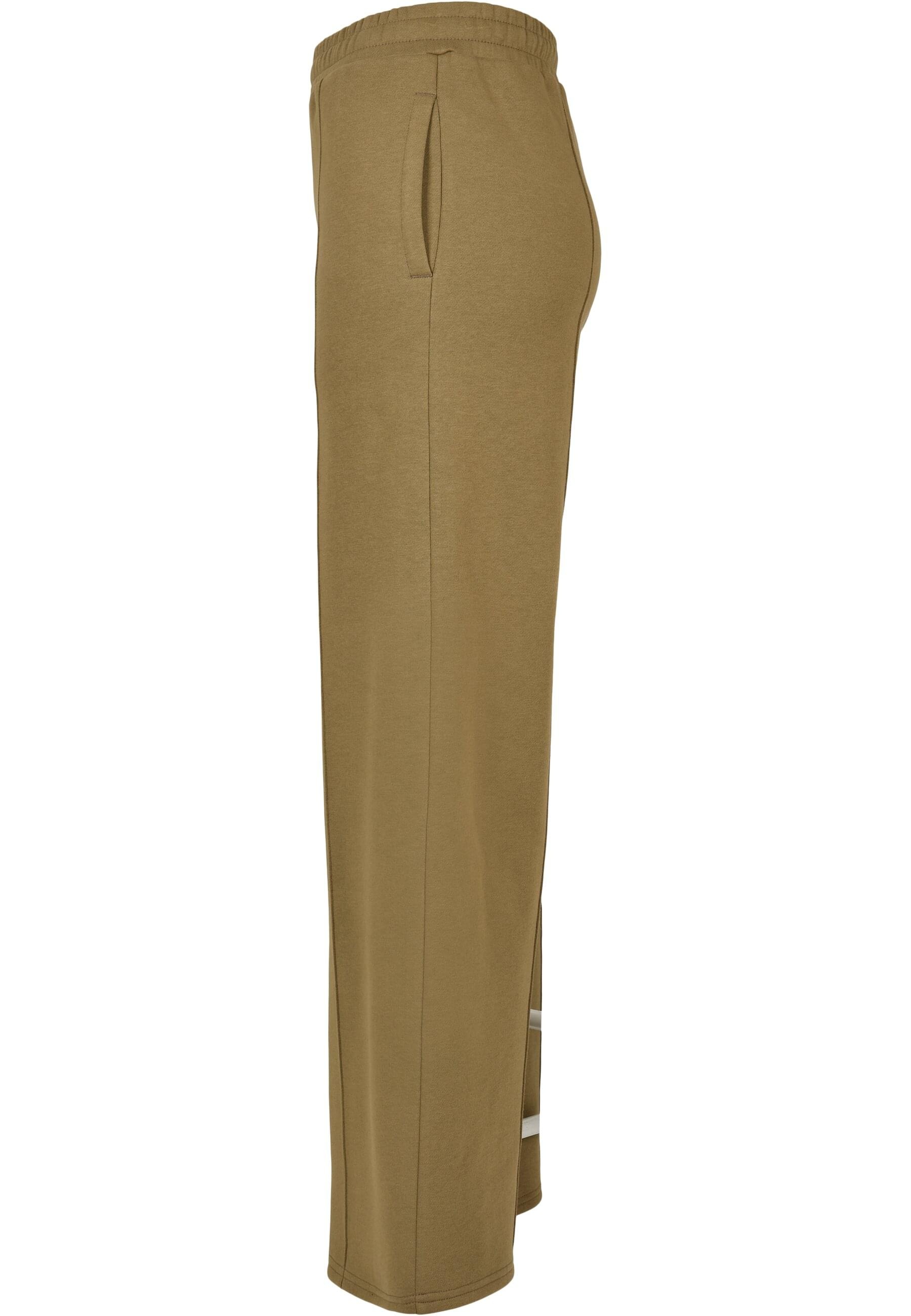 URBAN CLASSICS Stoffhose »Urban Classics Damen Ladies Straight Pin Tuck Sweat Pants«, (1 tlg.)