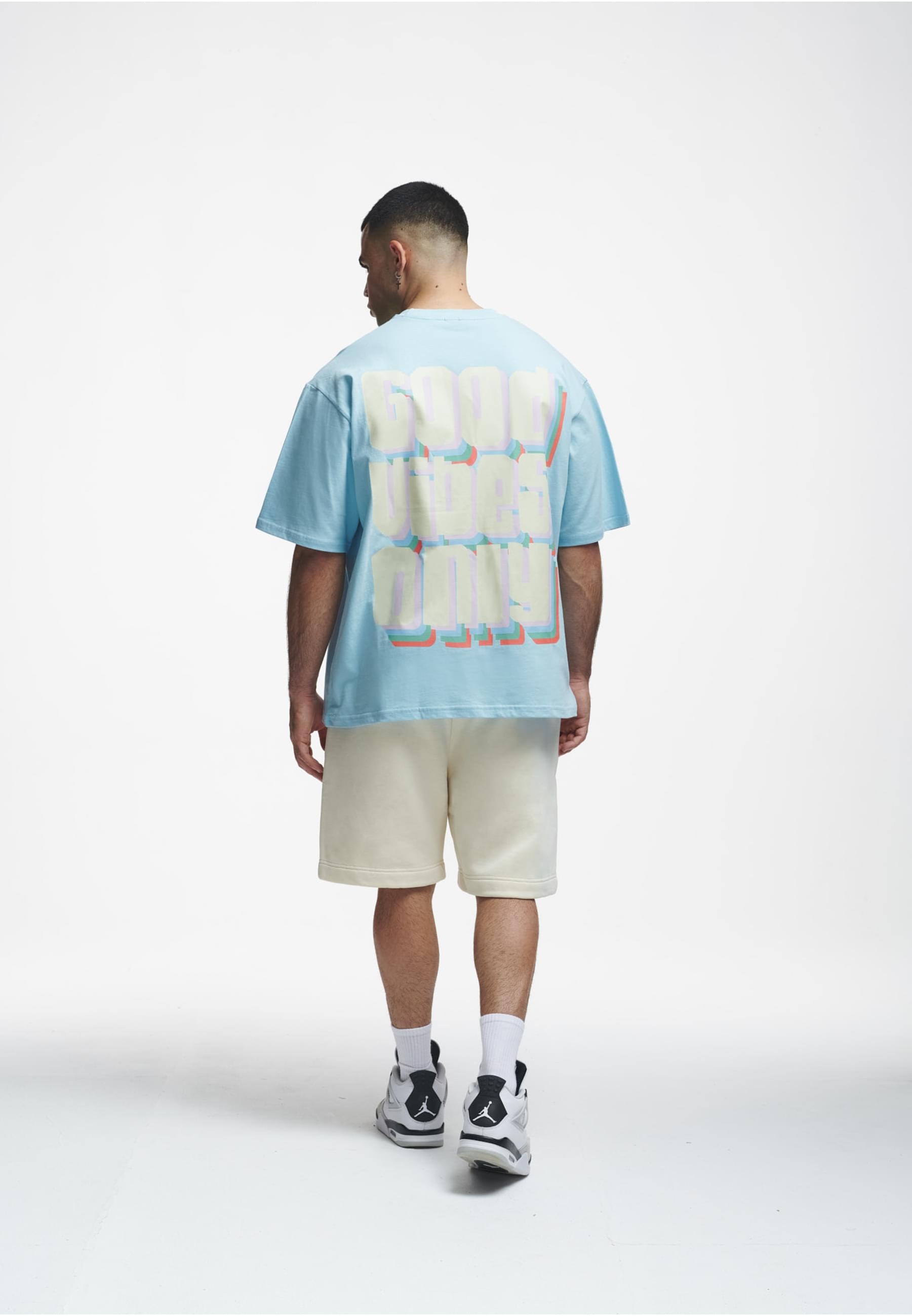 2Y Studios T-Shirt »2Y Studios Herren 2Y Good Vibes Only Oversize Tee«, (1 tlg.)