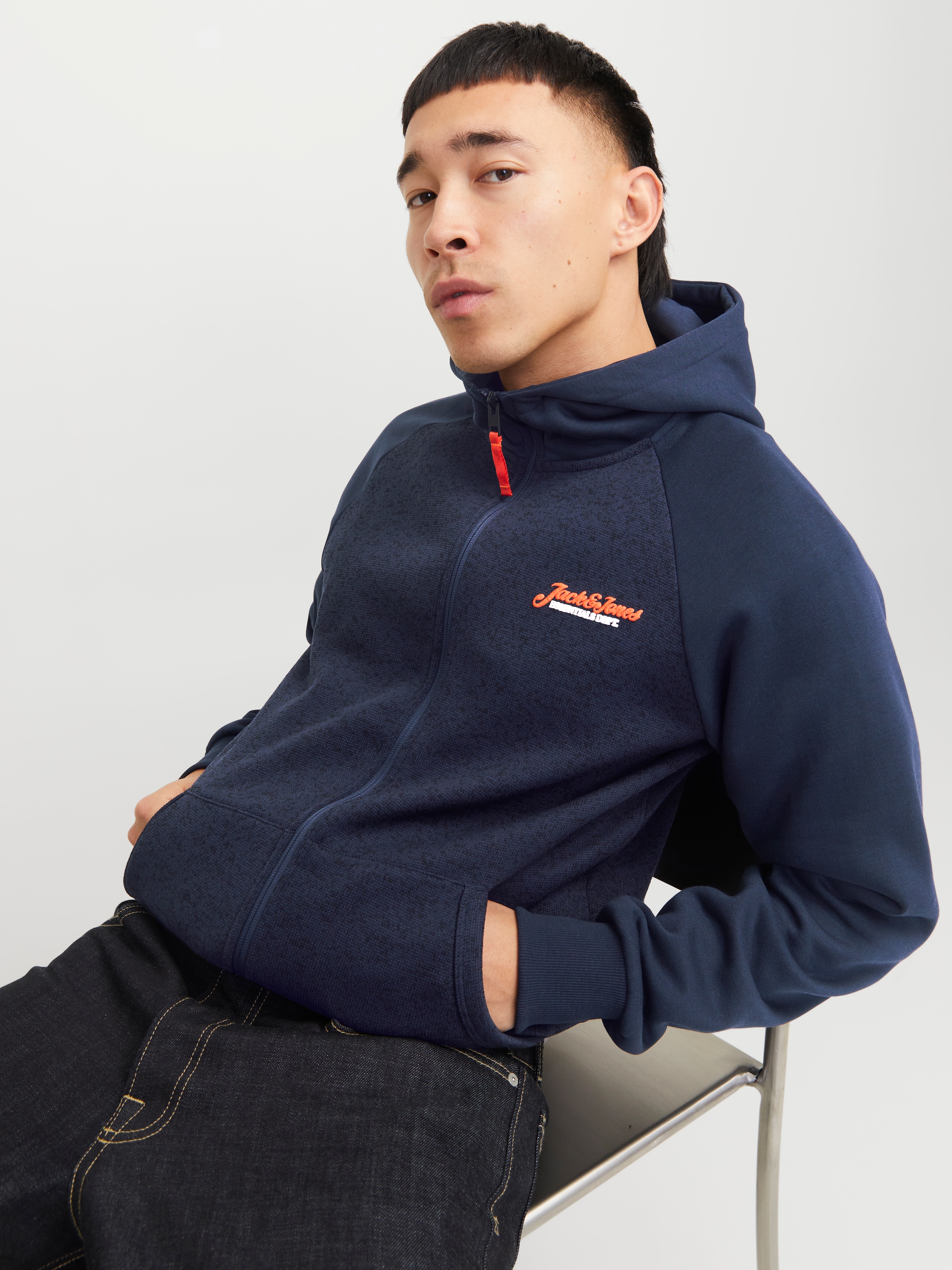 Jack & Jones Kapuzensweatjacke »JJERIK SWEAT ZIP HOOD«
