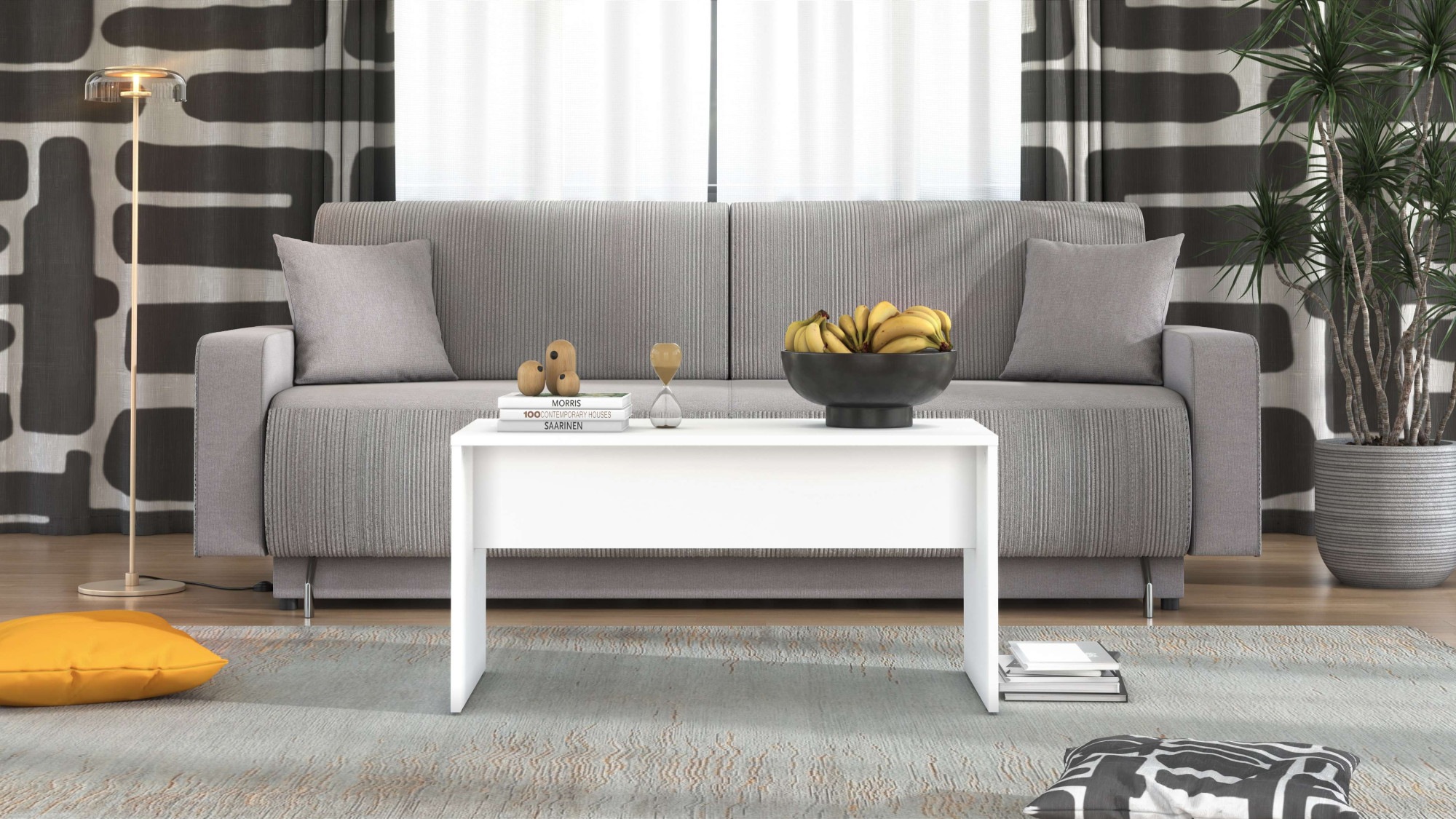 Home affaire Couchtisch "Bolton Kaffeetisch, 90 cm, in trendigen Farben, mo günstig online kaufen