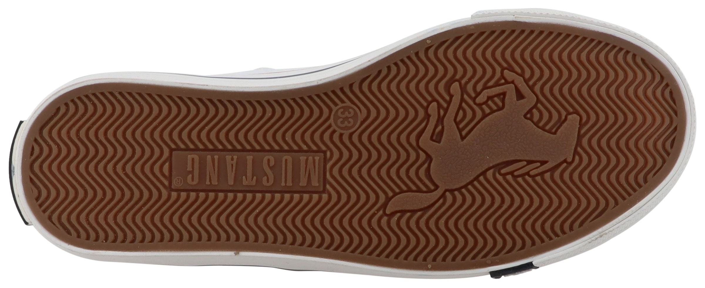 Mustang Shoes Sneaker »Gaspare«  Freizeitschuh, Schnürboots, High Top-Sneaker mit Nieten