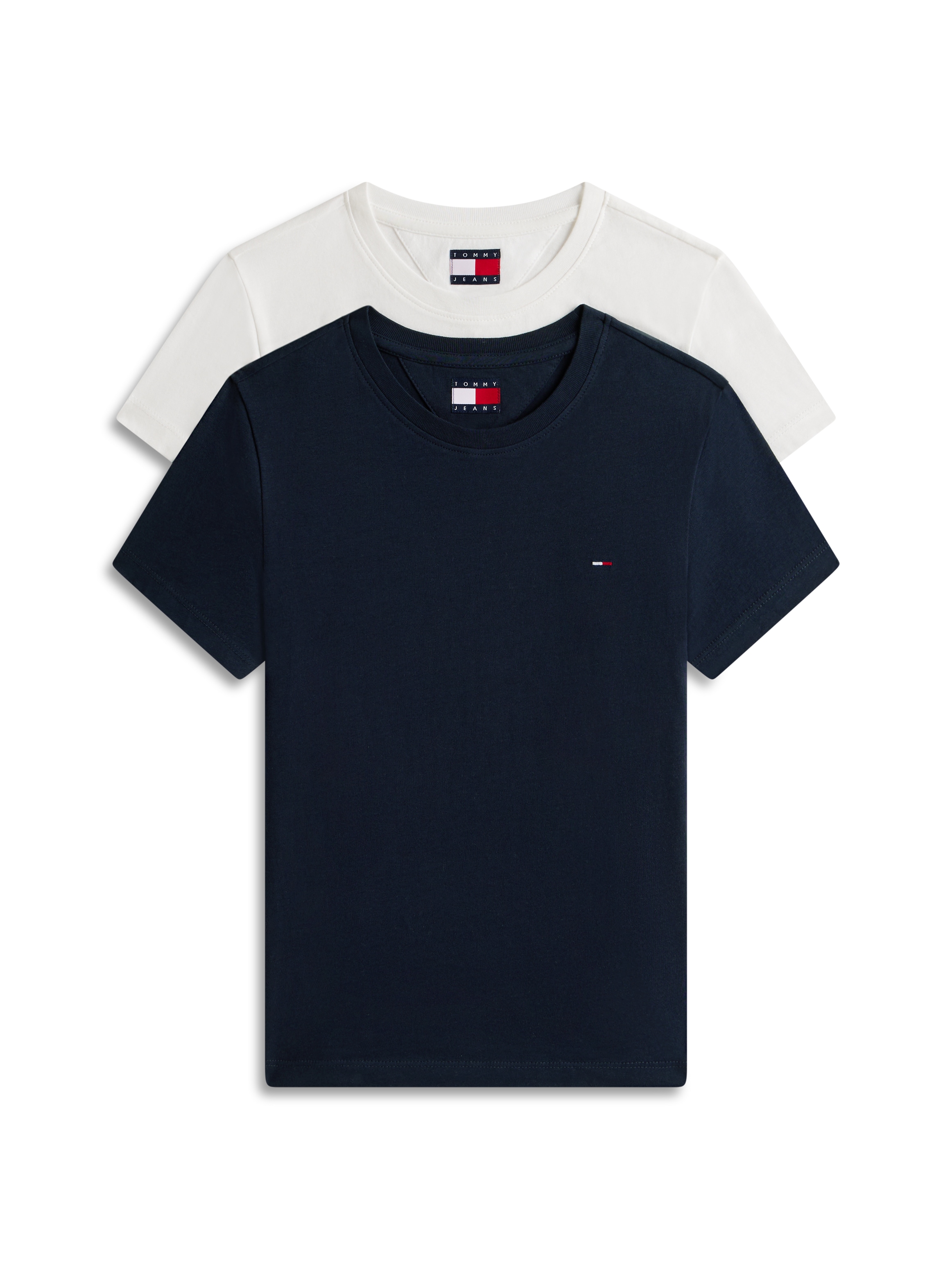 Tommy Jeans T-Shirt »TJW 2PACK C-NECK TEE« Packung, 2er, 2 Stk. mit Logo-Stickerei