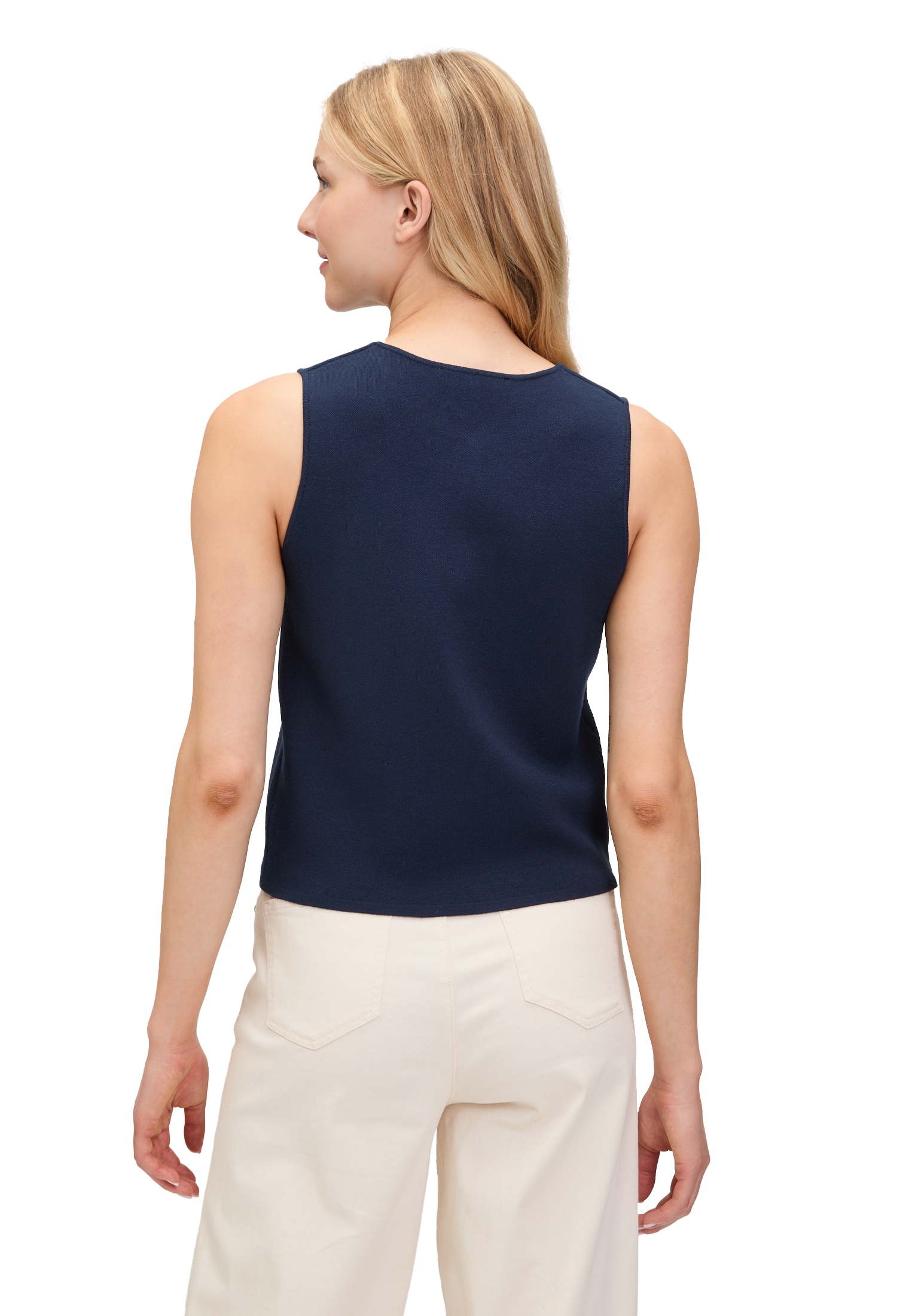 Betty&Co Strickjacke »Betty & Co Strickweste mit Knopfleiste«