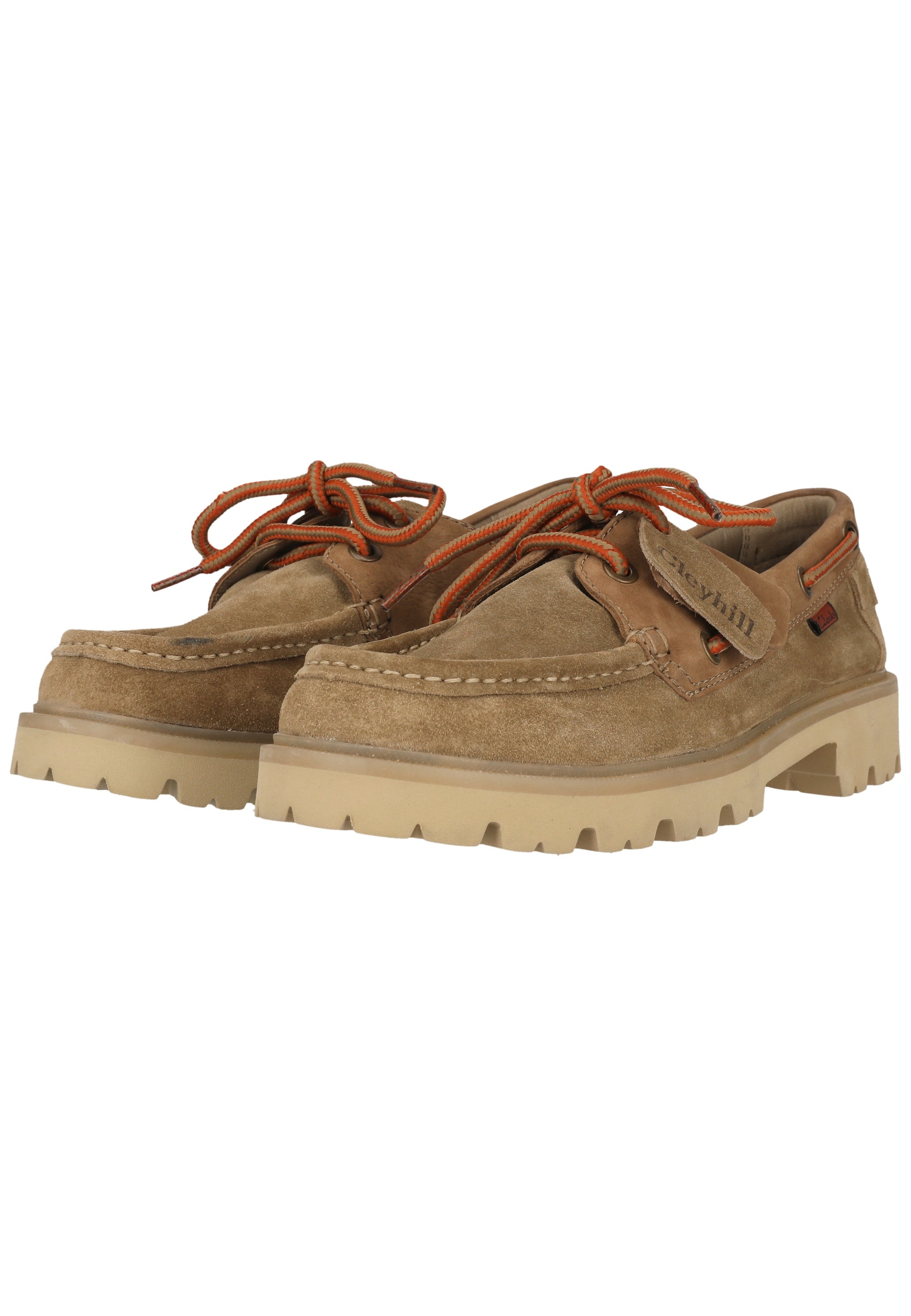 Clarks Cleyhill Boat Moccasin Light Brown 42 6