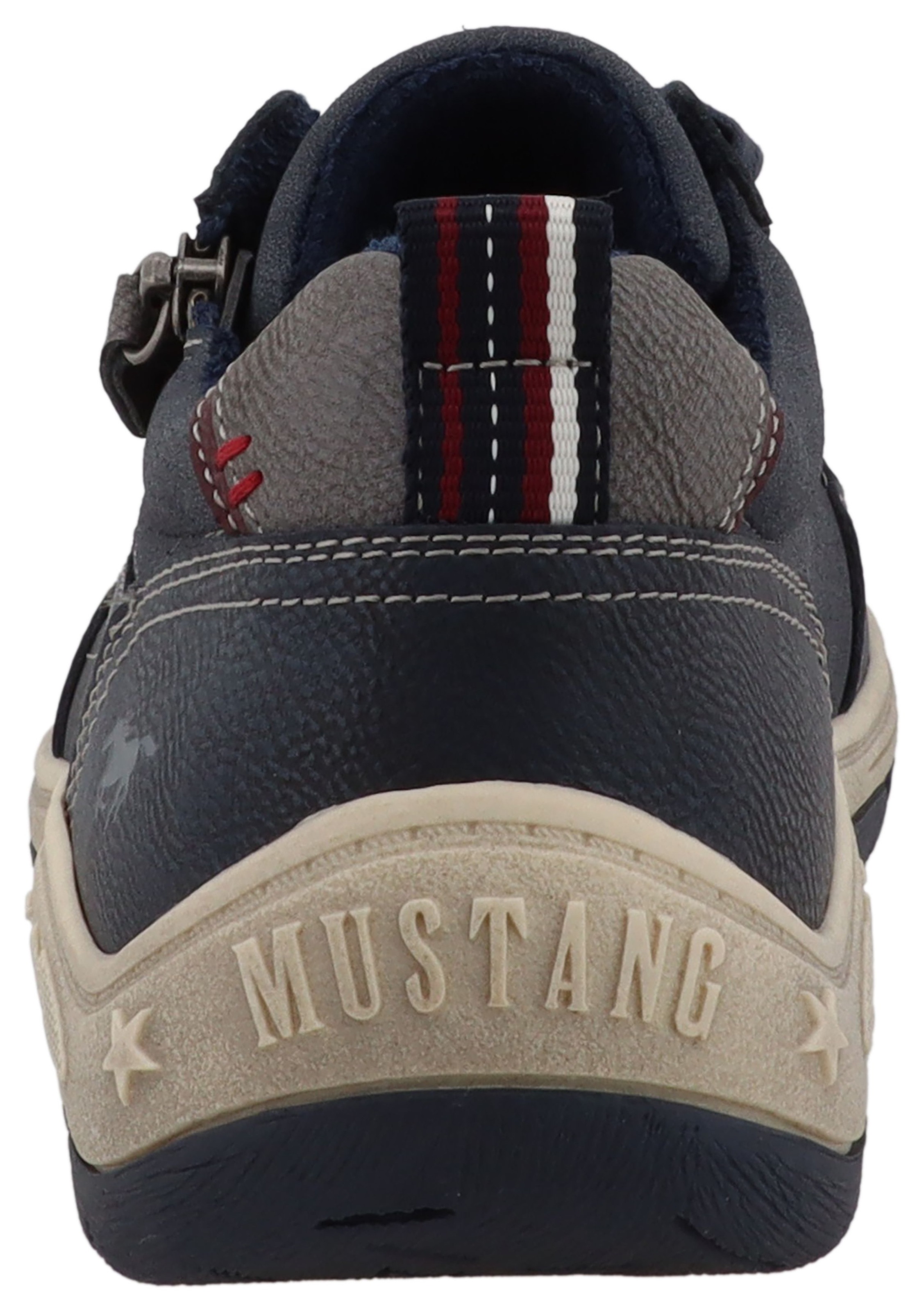 Mustang Shoes Sneaker "Benedetto" Schnürschuh, Halbschuh mit Reißverschluss günstig online kaufen